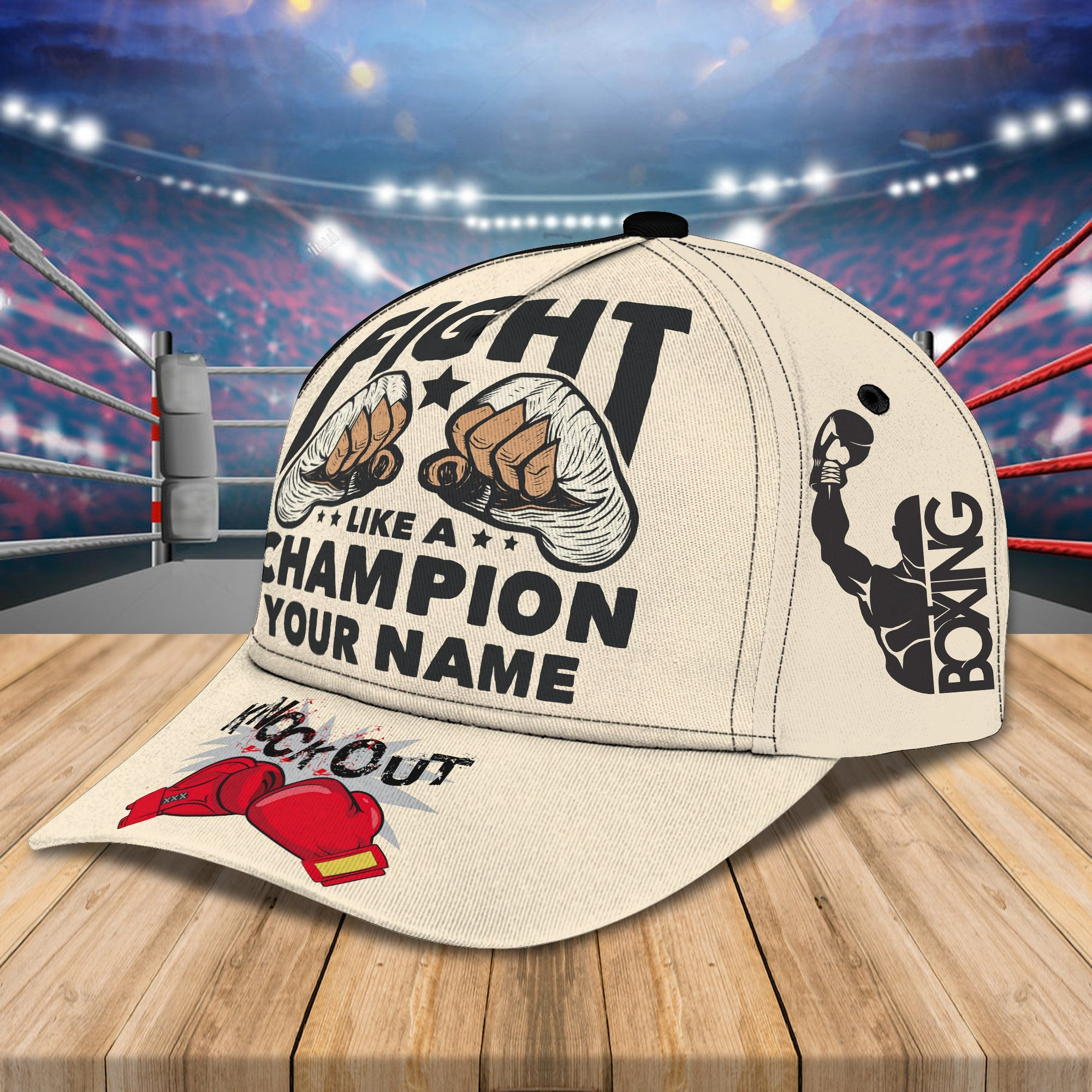 Adeenyc Custom Classic Cap Baseball Cap Hat Baseball Cap Hat- Personalized Name - Boxing Gift Hats Gifts for men & women Adeenyc.com