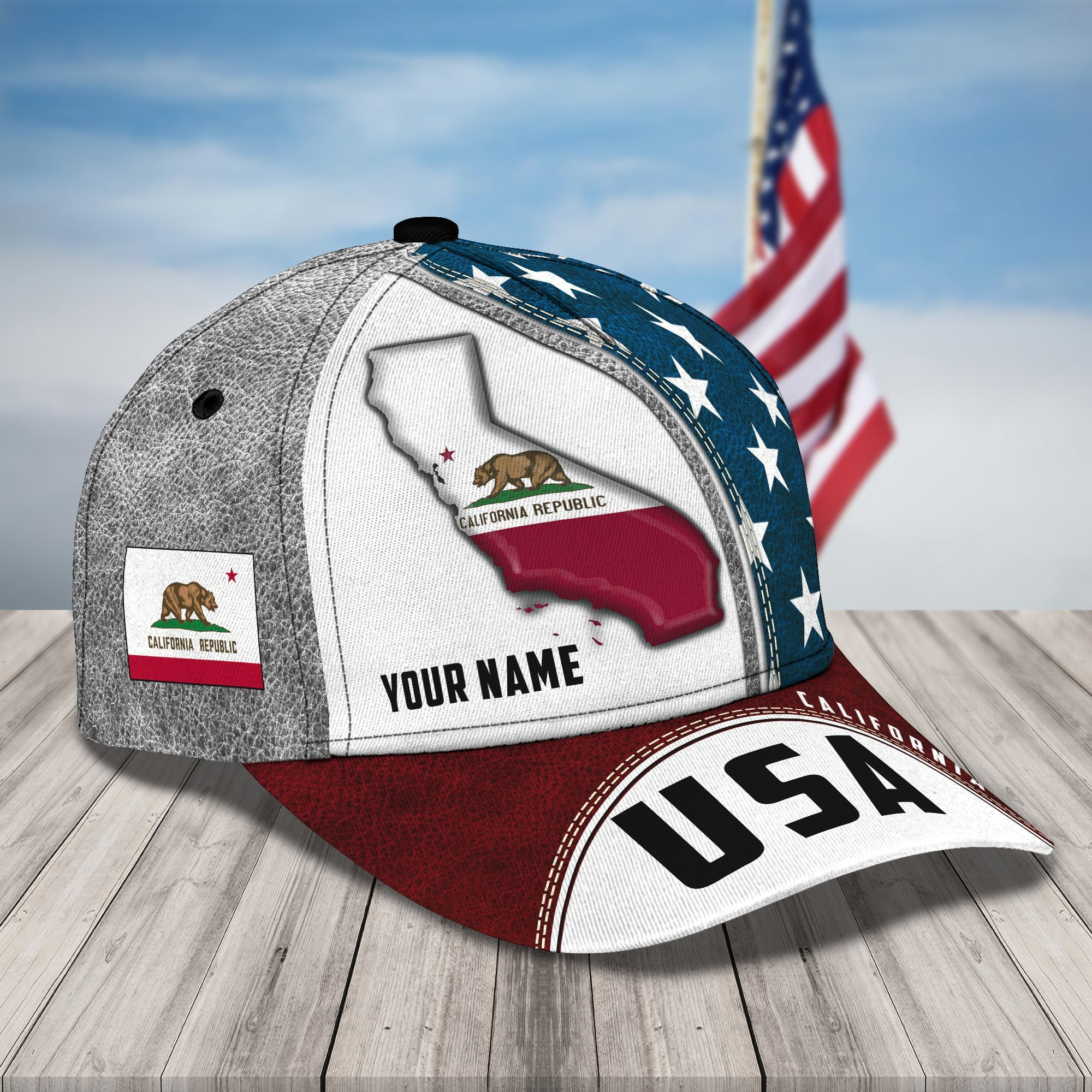 Adeenyc Custom Classic Cap Baseball Cap Hat Baseball Cap Hat- Personalized Name - California Hats Gifts for men & women Adeenyc.com