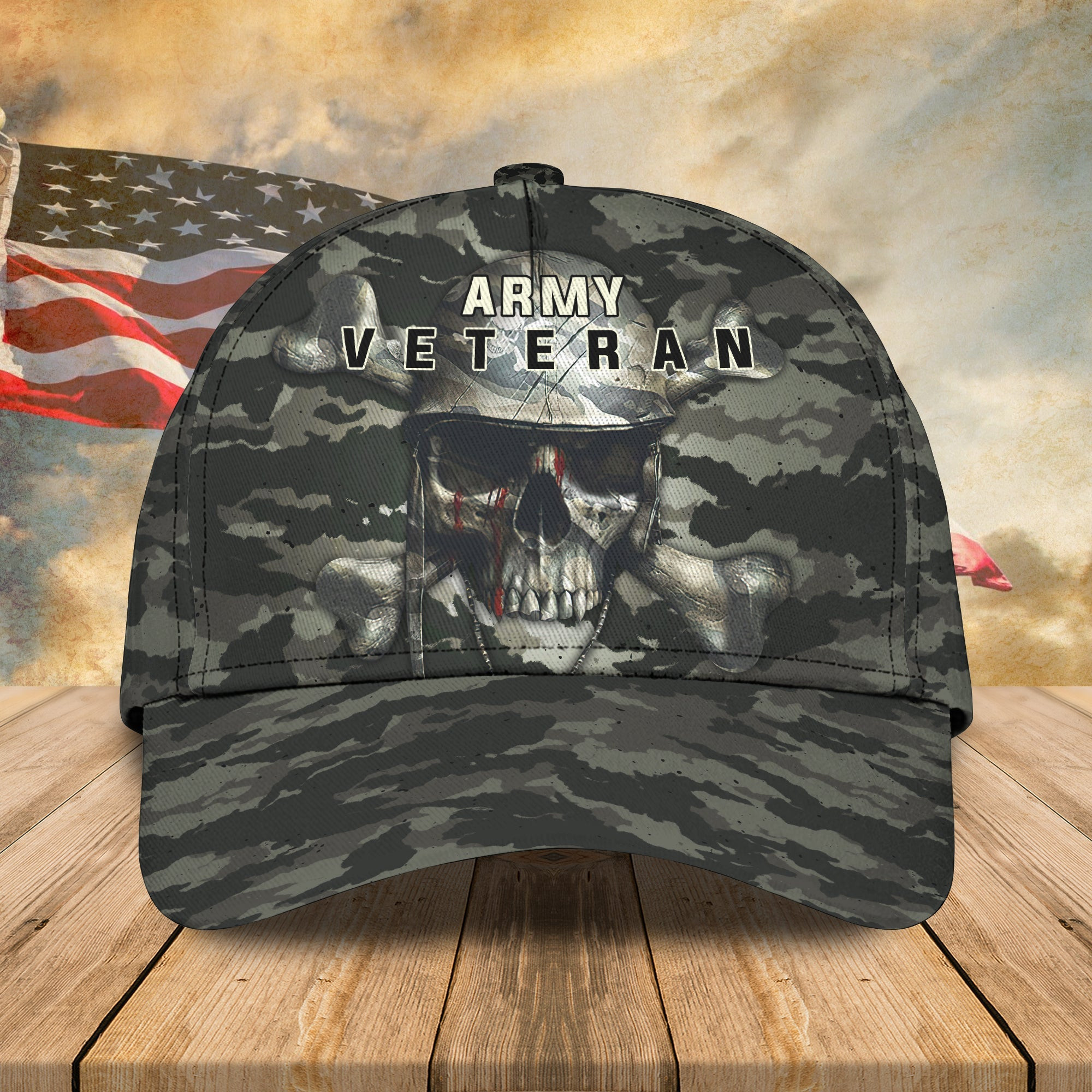 Adeenyc Custom Classic Cap Baseball Cap Hat Baseball Cap Hat- Personalized Name Cap For Army Veterans Hats Gifts for men & women Adeenyc.com