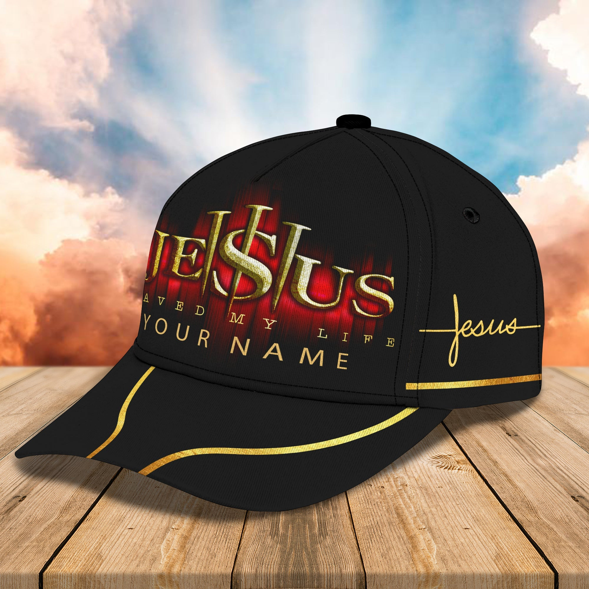 Adeenyc Custom Classic Cap Baseball Cap Hat Baseball Cap Hat- Personalized Name Cap For Jesus Hats Gifts for men & women Adeenyc.com