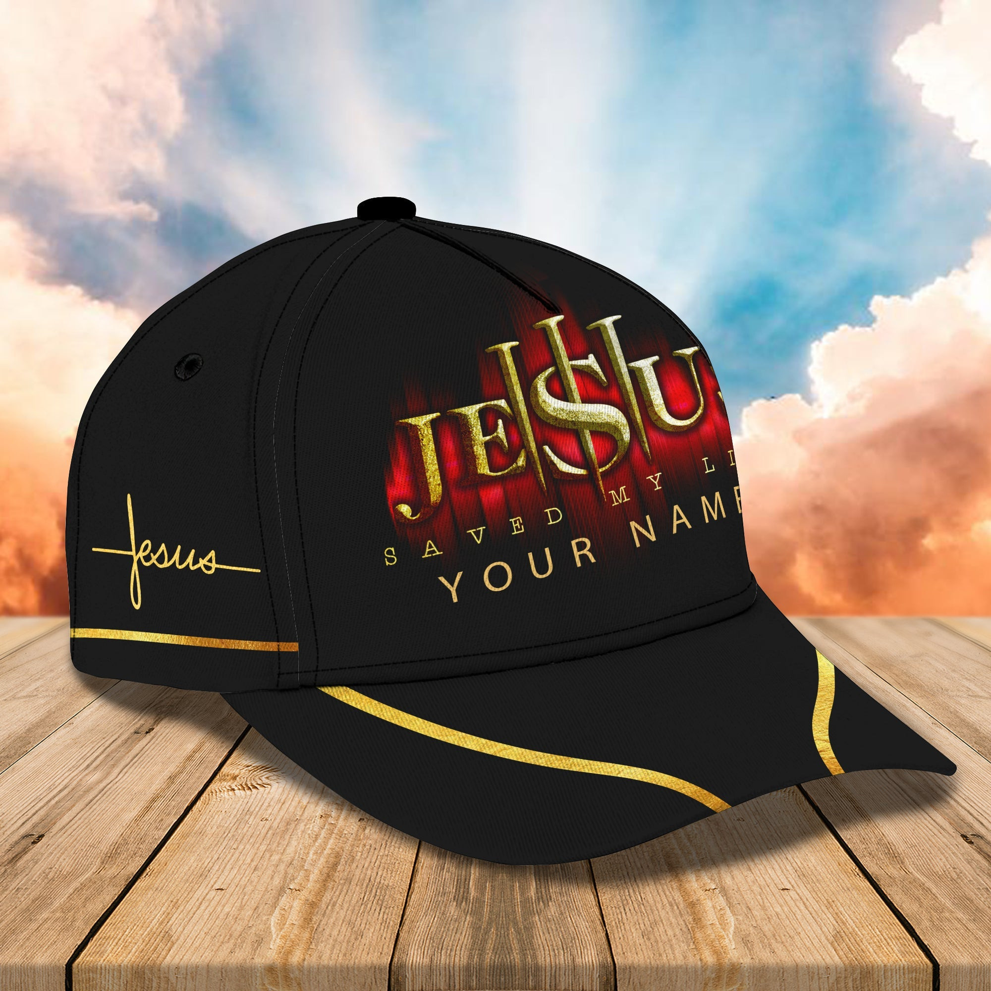 Adeenyc Custom Classic Cap Baseball Cap Hat Baseball Cap Hat- Personalized Name Cap For Jesus Hats Gifts for men & women Adeenyc.com