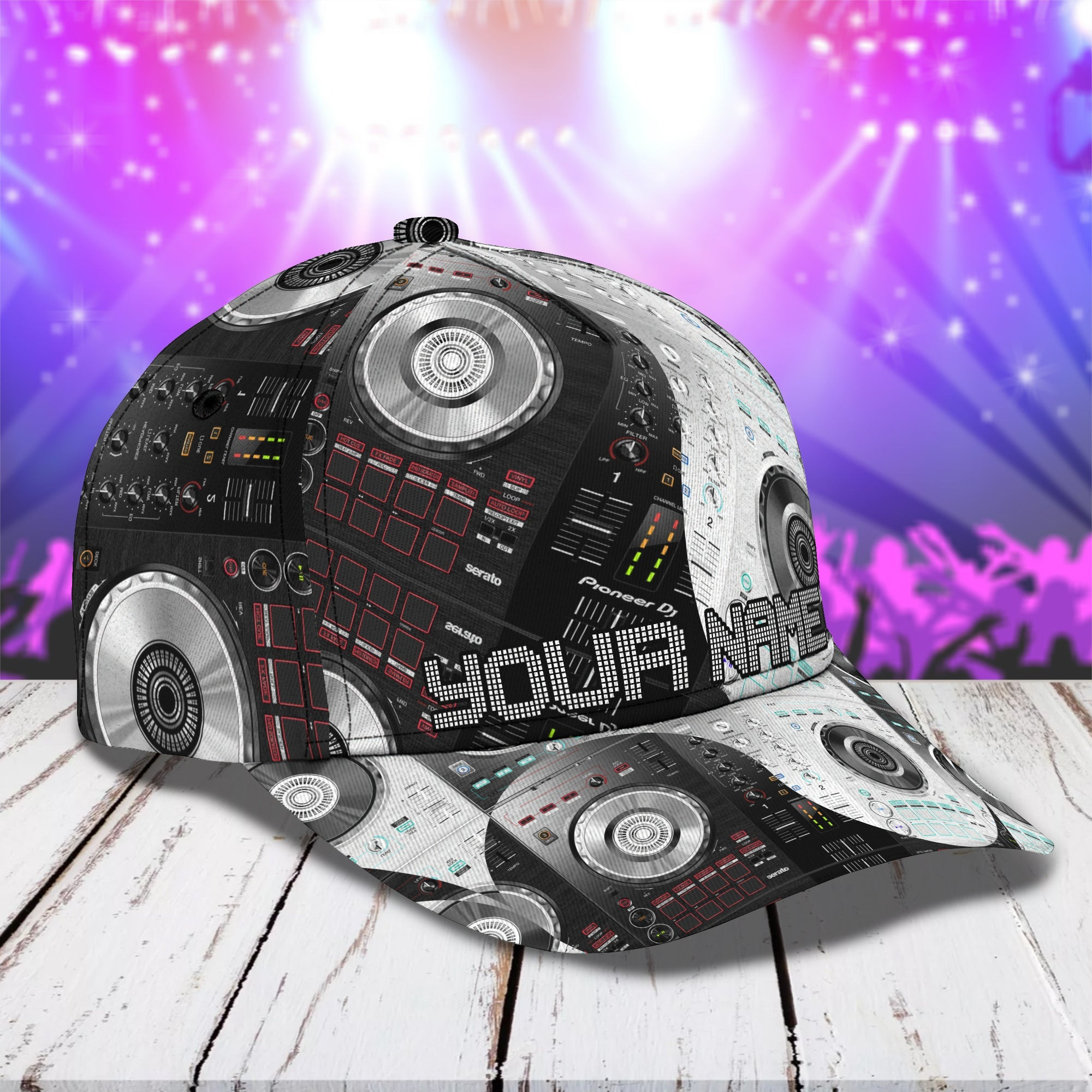 Adeenyc Custom Classic Cap Baseball Cap Hat Baseball Cap Hat- Personalized Name Hat - Ideal Gift For Djs Hats Gifts for men & women Adeenyc.com