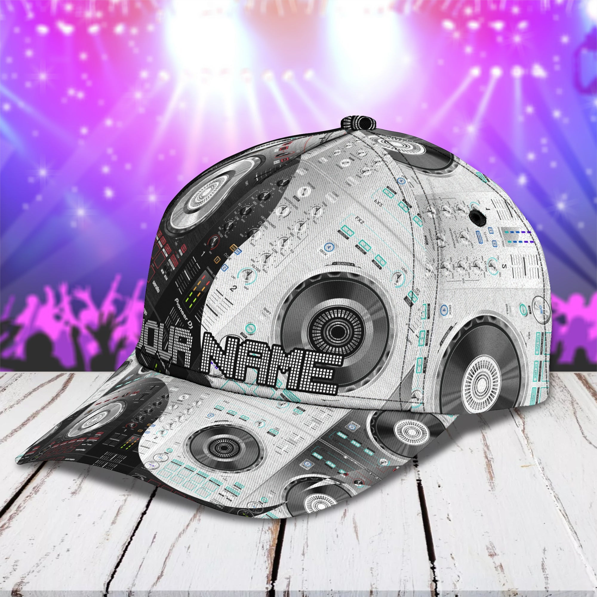 Adeenyc Custom Classic Cap Baseball Cap Hat Baseball Cap Hat- Personalized Name Hat - Ideal Gift For Djs Hats Gifts for men & women Adeenyc.com