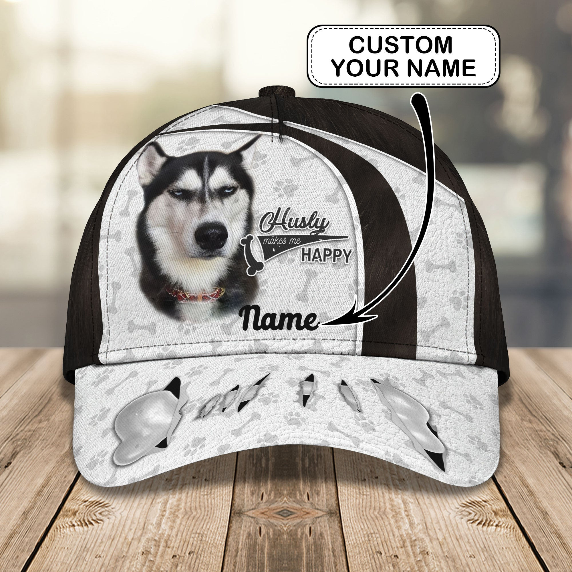 Adeenyc Custom Classic Cap Baseball Cap Hat Baseball Cap Hat- Personalized Name - Husky Hats Gifts for men & women Adeenyc.com