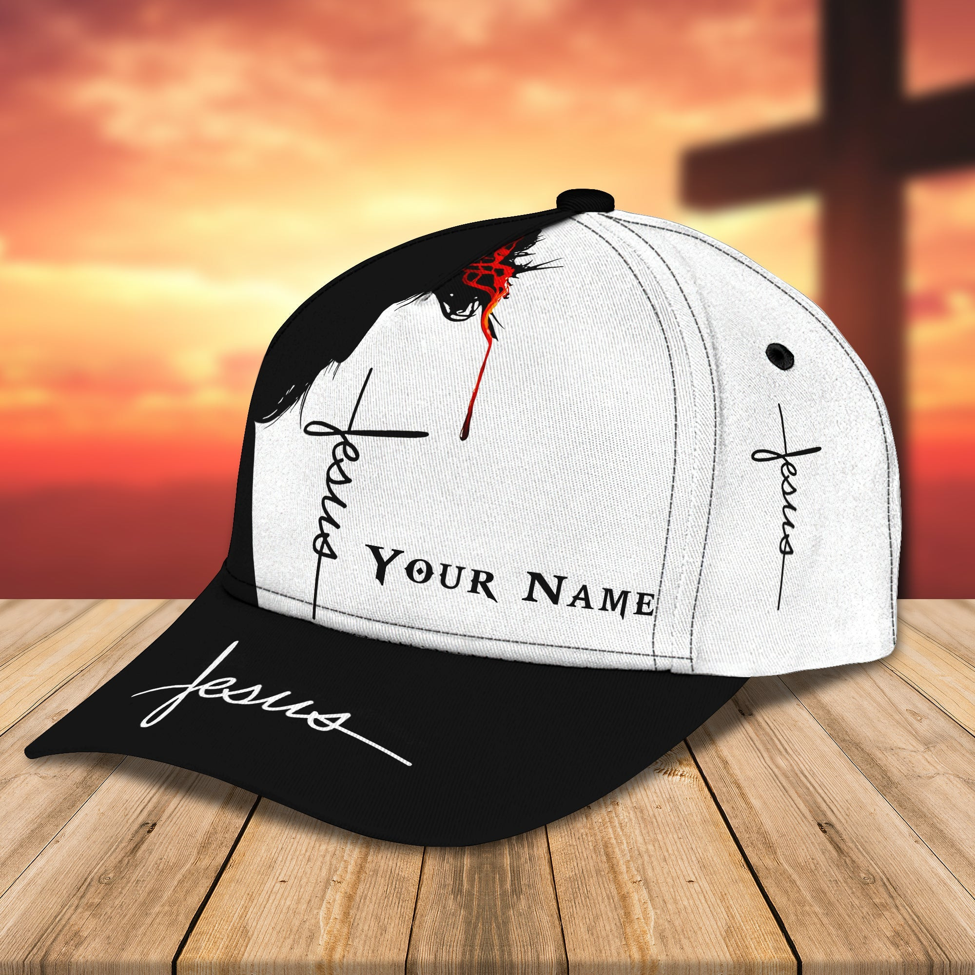 Adeenyc Custom Classic Cap Baseball Cap Hat Baseball Cap Hat- Personalized Name - Ideal Gift For Jesus Fans Hats Gifts for men & women Adeenyc.com