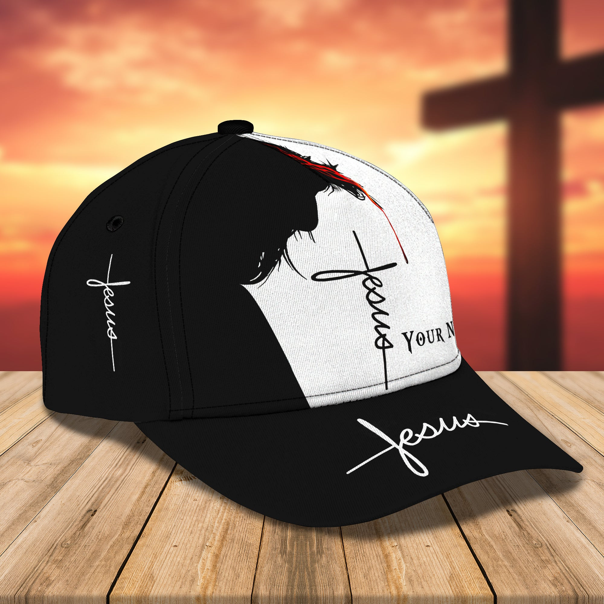 Adeenyc Custom Classic Cap Baseball Cap Hat Baseball Cap Hat- Personalized Name - Ideal Gift For Jesus Fans Hats Gifts for men & women Adeenyc.com