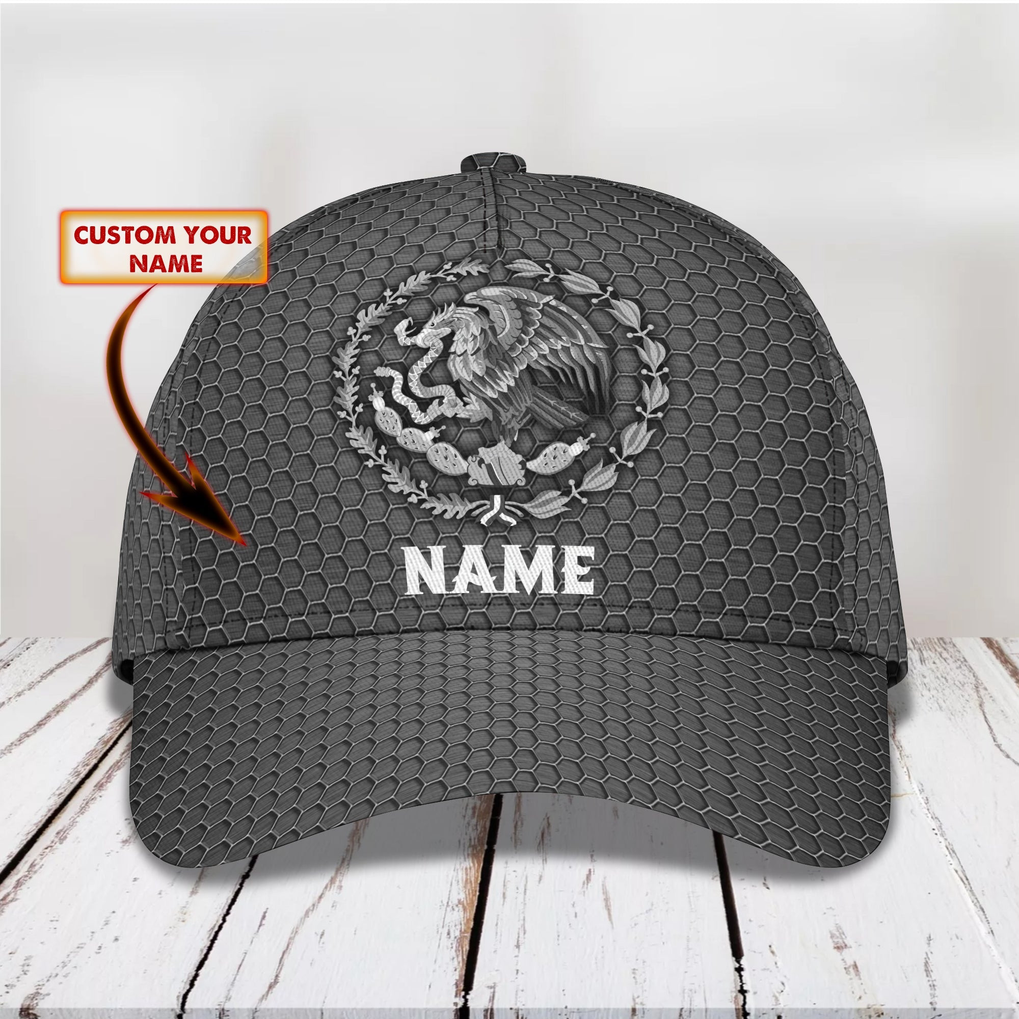 Adeenyc Custom Classic Cap Baseball Cap Hat Baseball Cap Hat- Personalized Name - Mexico Hats Gifts for men & women Adeenyc.com