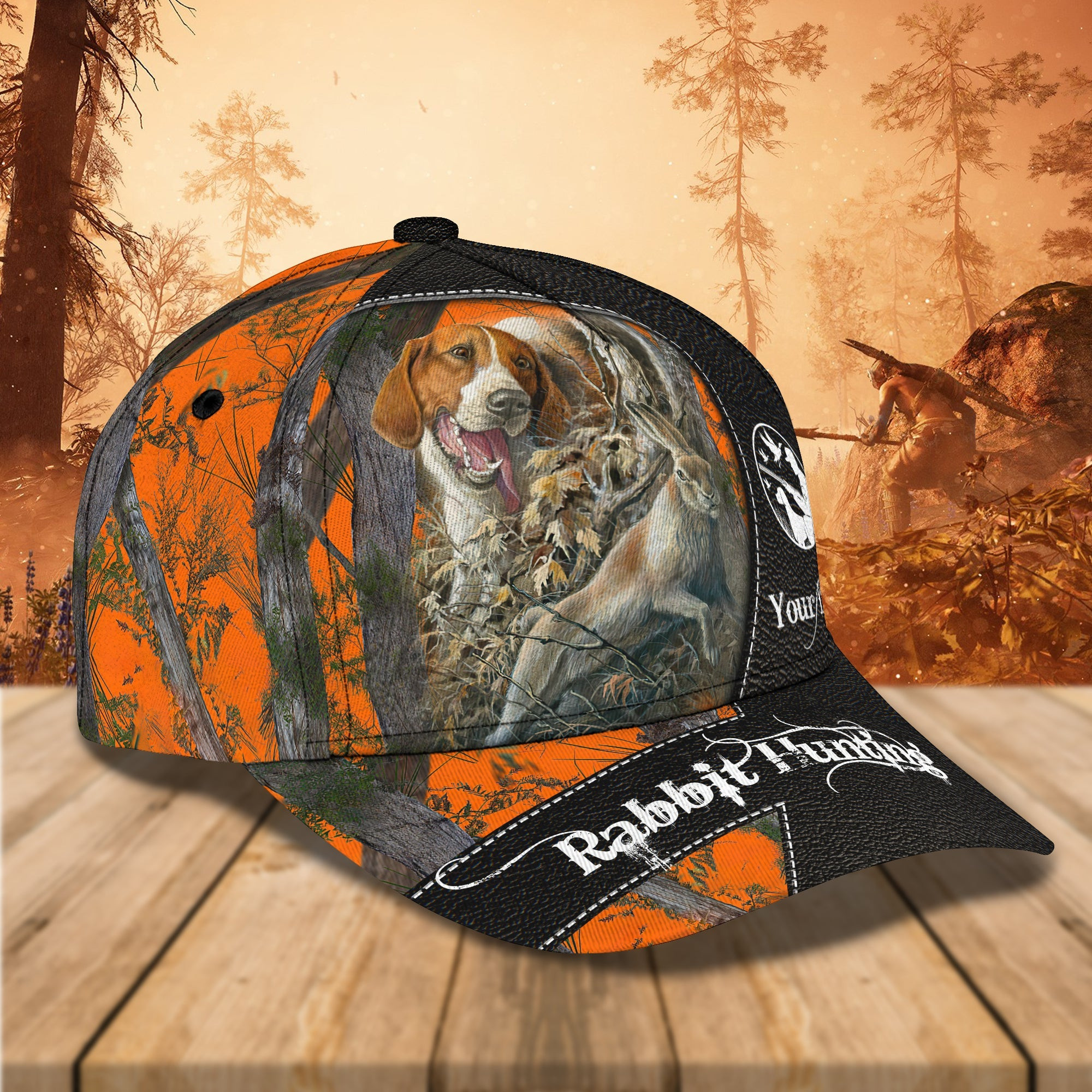 Adeenyc Custom Classic Cap Baseball Cap Hat Baseball Cap Hat- Personalized Name - Orange Text Hats Gifts for men & women Adeenyc.com