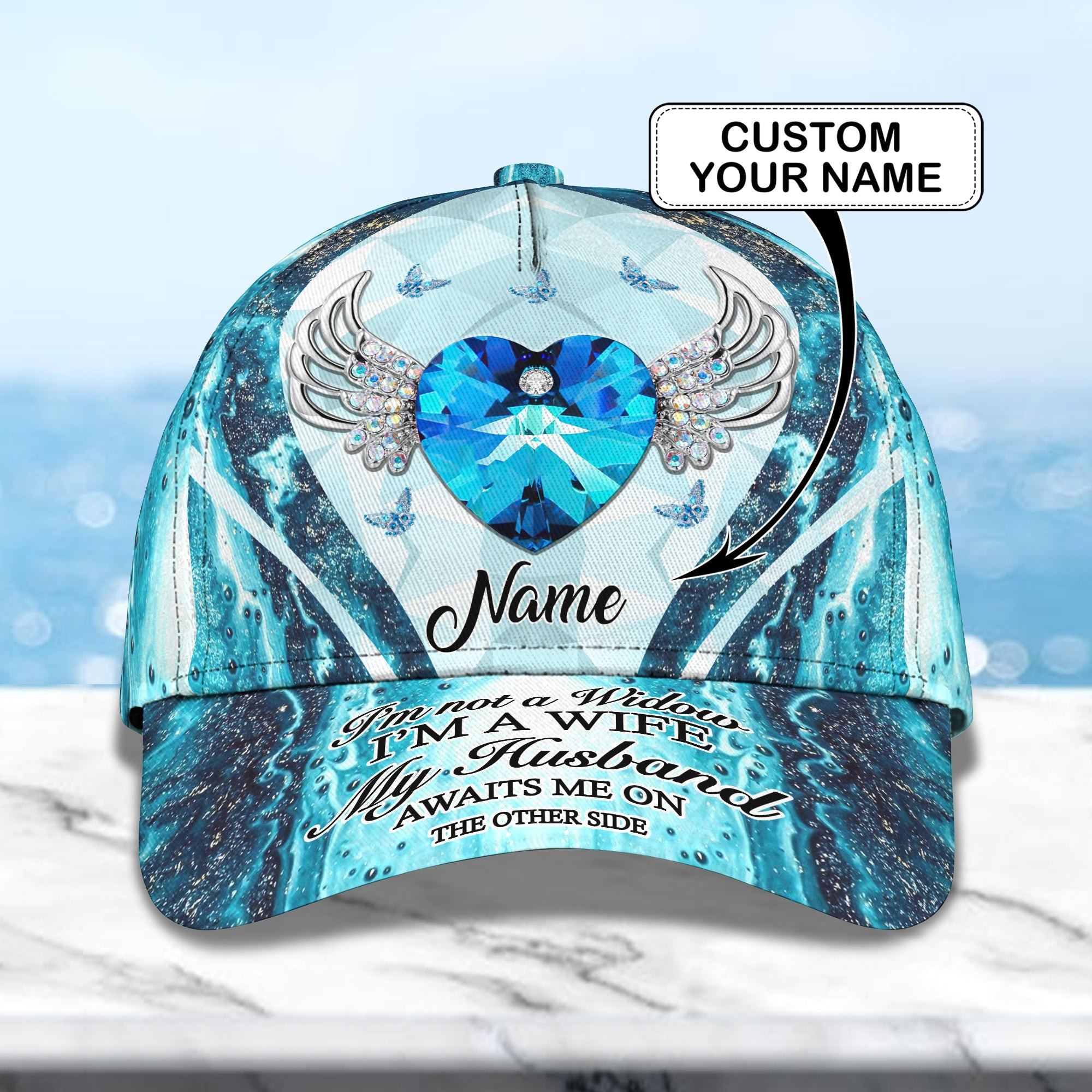 Adeenyc Custom Classic Cap Baseball Cap Hat Baseball Cap Hat- Personalized Name - Perfect Gift For Any Occasion Hats Gifts for men & women Adeenyc.com