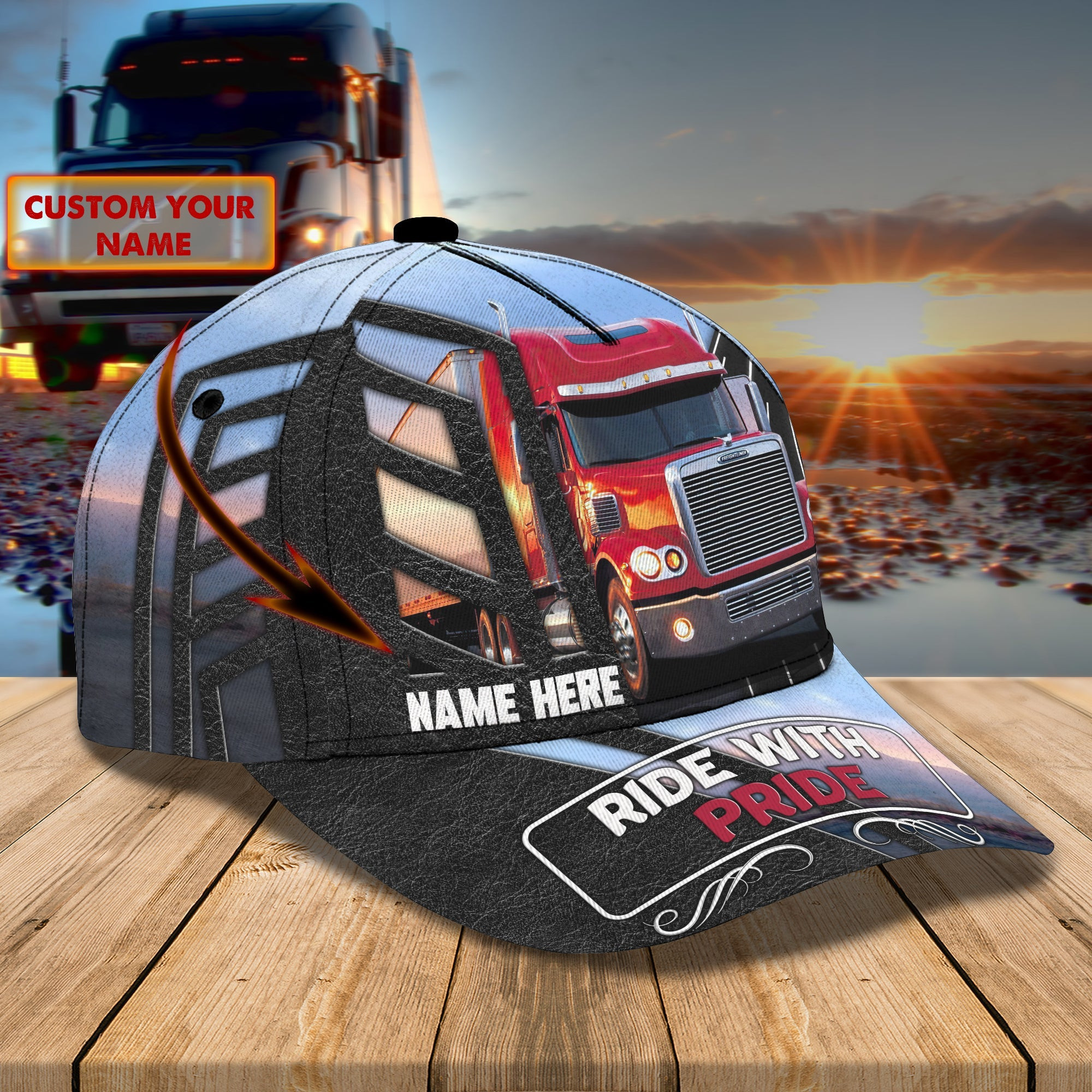 Adeenyc Custom Classic Cap Baseball Cap Hat Baseball Cap Hat- Personalized Name - Perfect Gift For Truckers Hats Gifts for men & women Adeenyc.com