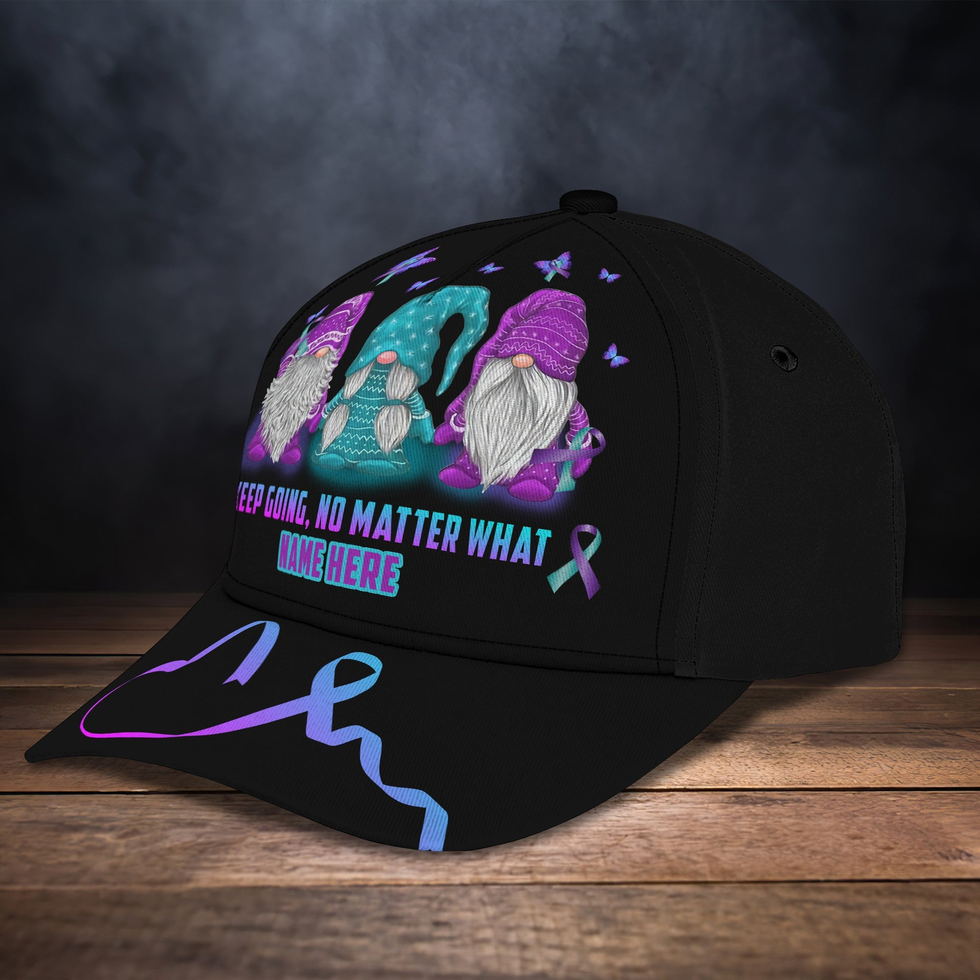 Adeenyc Custom Classic Cap Baseball Cap Hat Baseball Cap Hat- Personalized Name - Suicide Awareness Hats Gifts for men & women Adeenyc.com