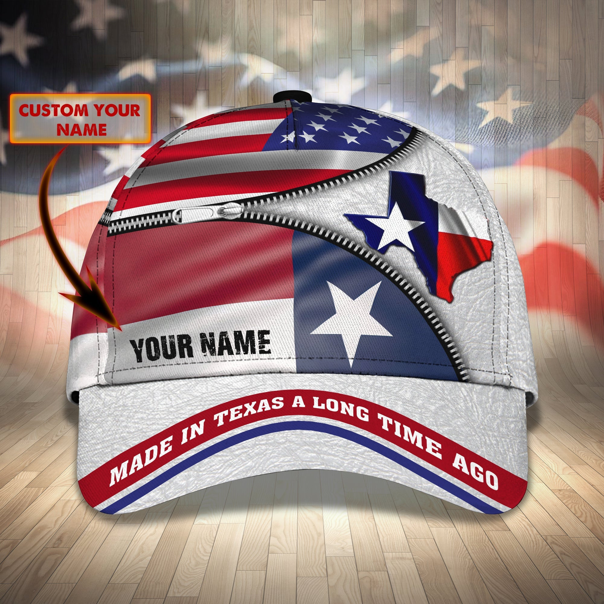 Adeenyc Custom Classic Cap Baseball Cap Hat Baseball Cap Hat- Personalized Name - Texas Made - Long Ago - Co Hats Gifts for men & women Adeenyc.com