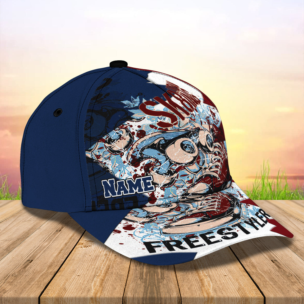 Adeenyc Custom Classic Cap Baseball Cap Hat Baseball Cap Hat- Personalized Name - Urban Freestyler Hats Gifts for men & women Adeenyc.com