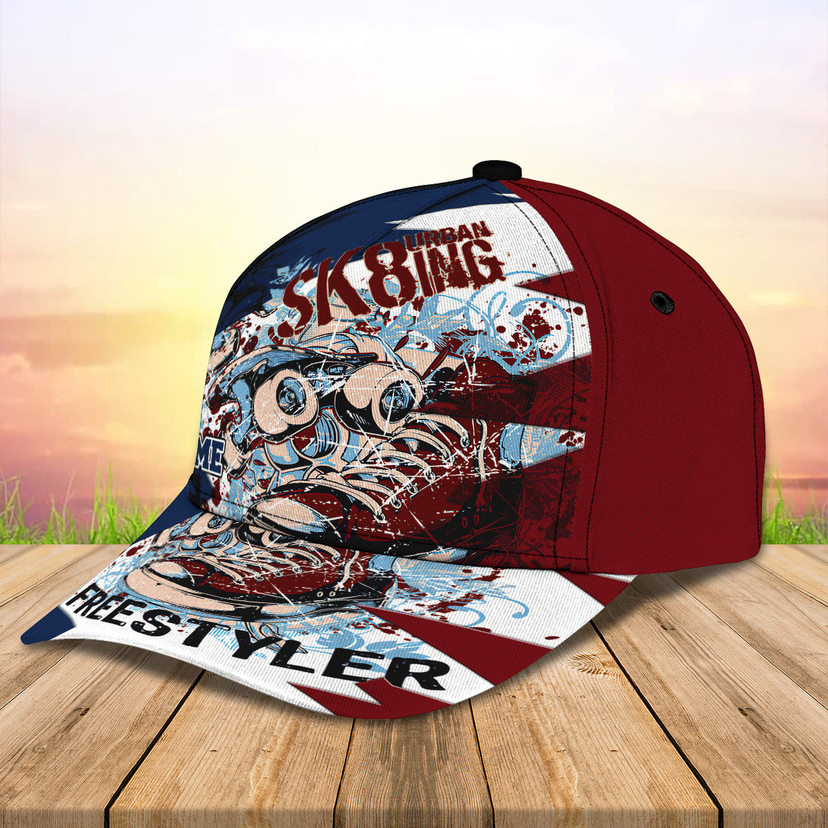 Adeenyc Custom Classic Cap Baseball Cap Hat Baseball Cap Hat- Personalized Name - Urban Freestyler Hats Gifts for men & women Adeenyc.com