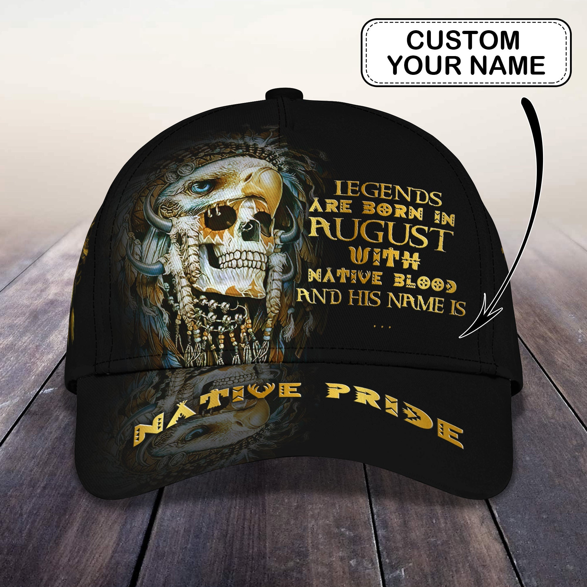 Adeenyc Custom Classic Cap Baseball Cap Hat Baseball Cap Hat- Personalized Native Inspired Design Hats Gifts for men & women Adeenyc.com