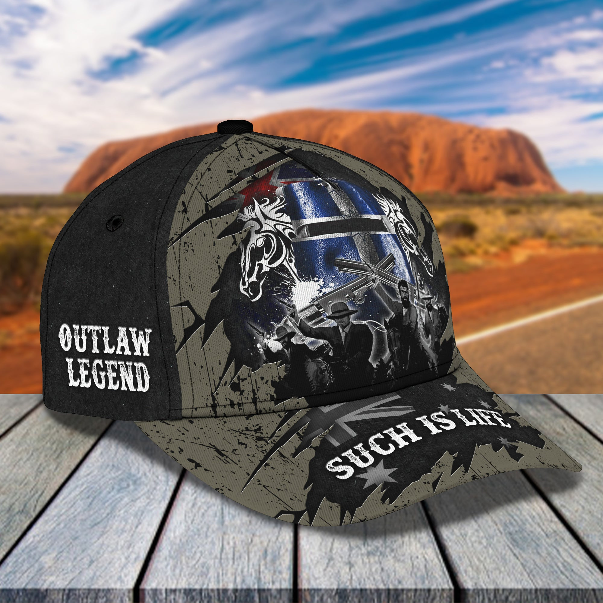 Adeenyc Custom Classic Cap Baseball Cap Hat Baseball Cap Hat- Personalized Ned Kelly Hat Hats Gifts for men & women Adeenyc.com
