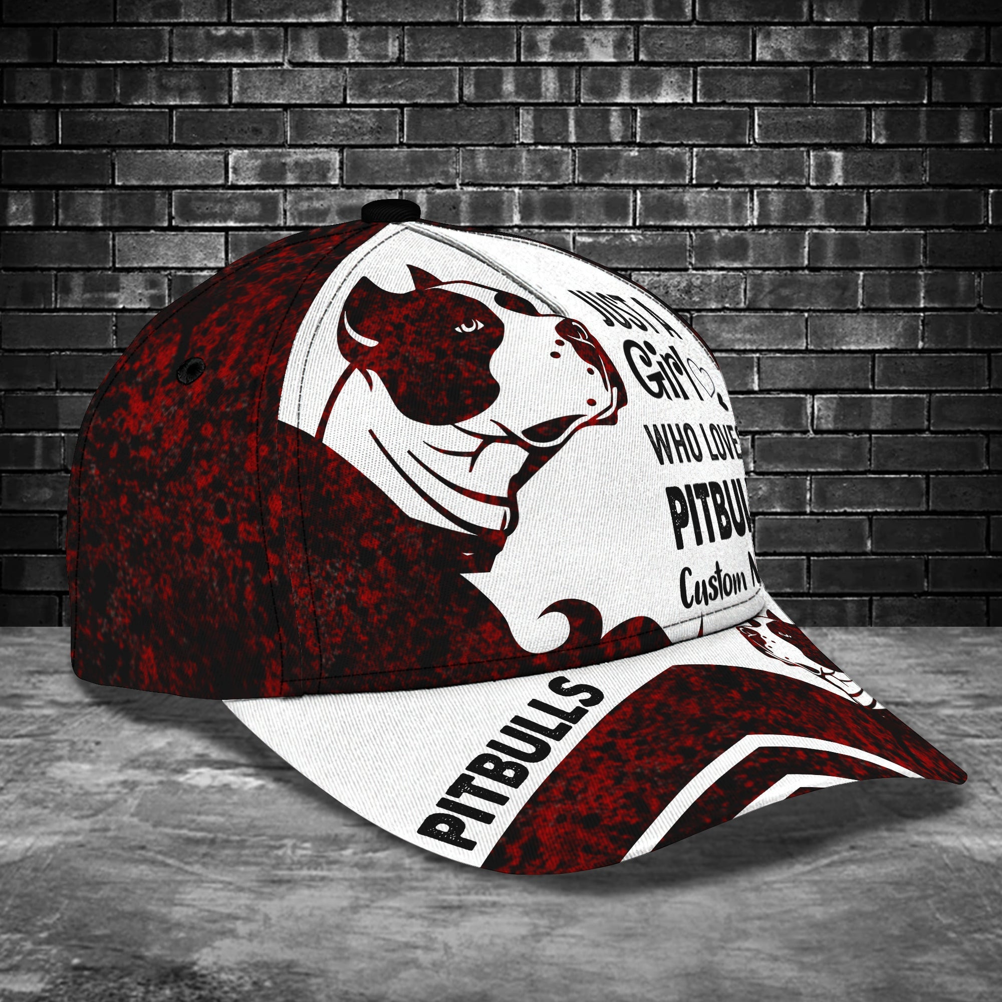 Adeenyc Custom Classic Cap Baseball Cap Hat Baseball Cap Hat- Personalized Pitbull Lover'S Gift Hats Gifts for men & women Adeenyc.com