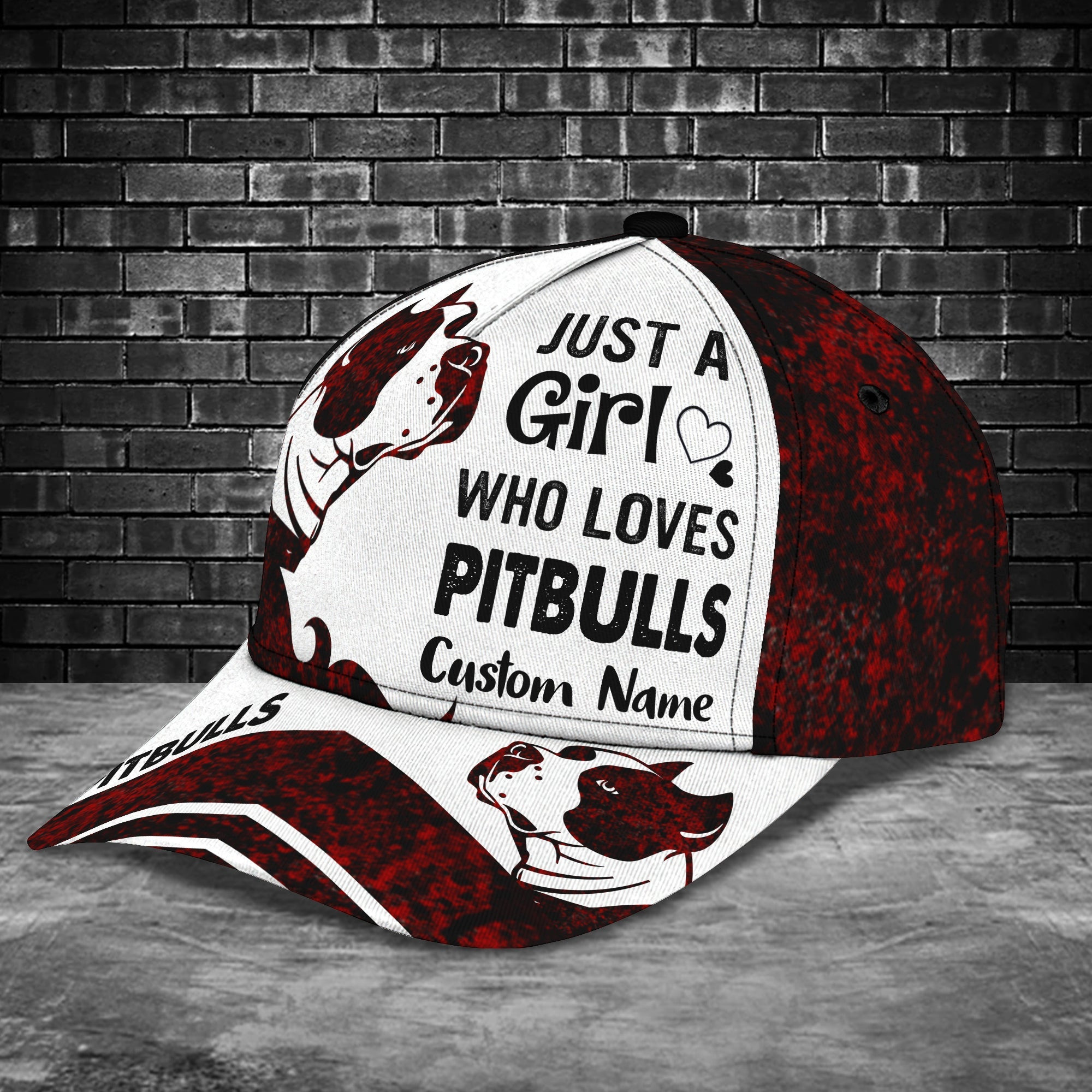 Adeenyc Custom Classic Cap Baseball Cap Hat Baseball Cap Hat- Personalized Pitbull Lover'S Gift Hats Gifts for men & women Adeenyc.com