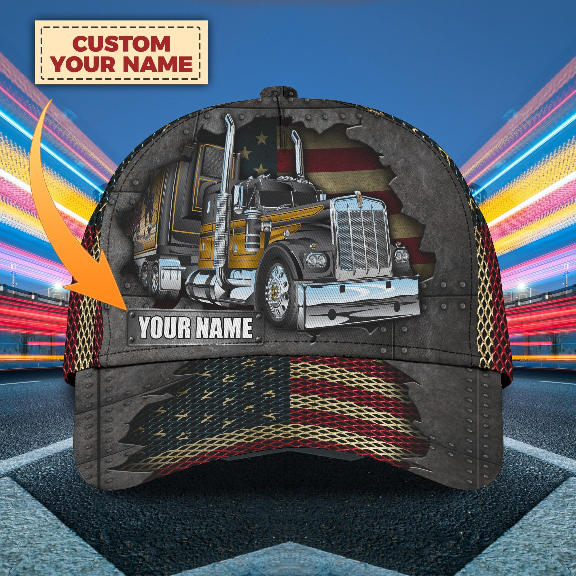 Adeenyc Custom Classic Cap Baseball Cap Hat Baseball Cap Hat- Personalized Trucker Hat For Truckers Hats Gifts for men & women Adeenyc.com