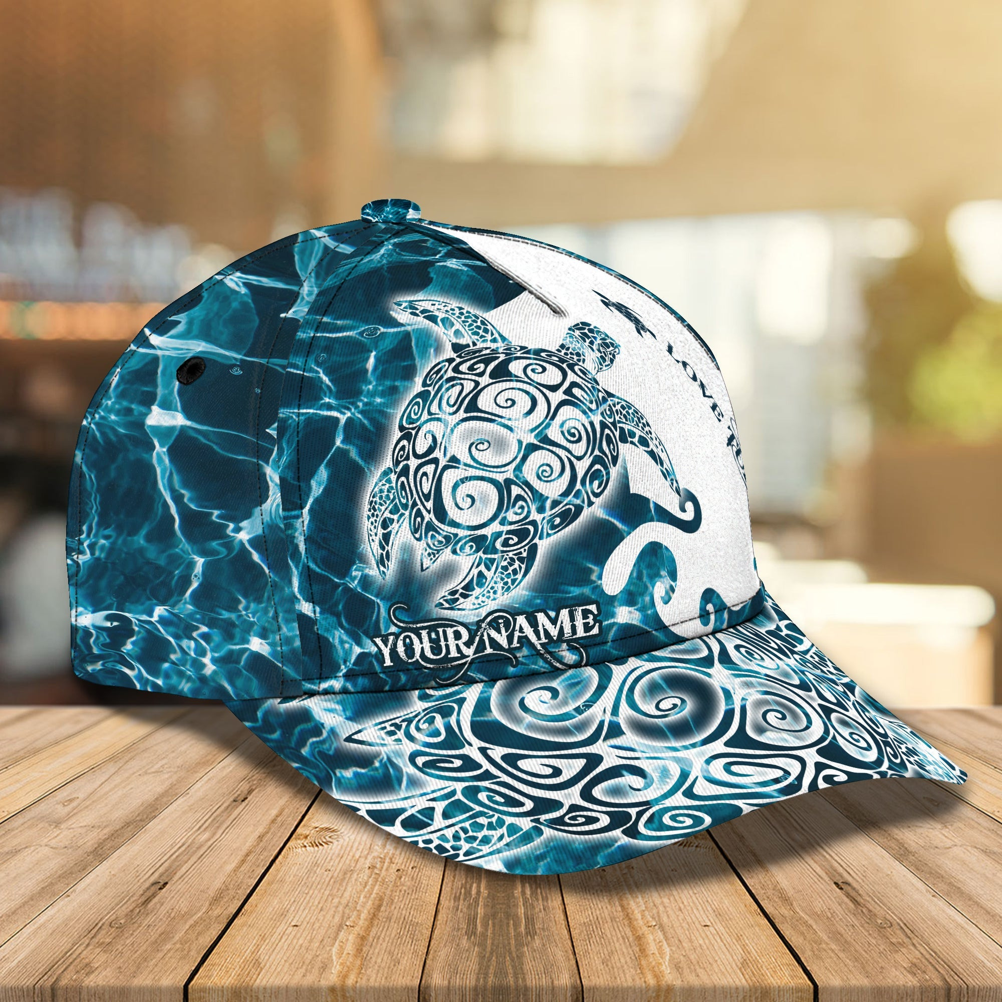 Adeenyc Custom Classic Cap Baseball Cap Hat Baseball Cap Hat- Personalized Turtle Design Hats Gifts for men & women Adeenyc.com