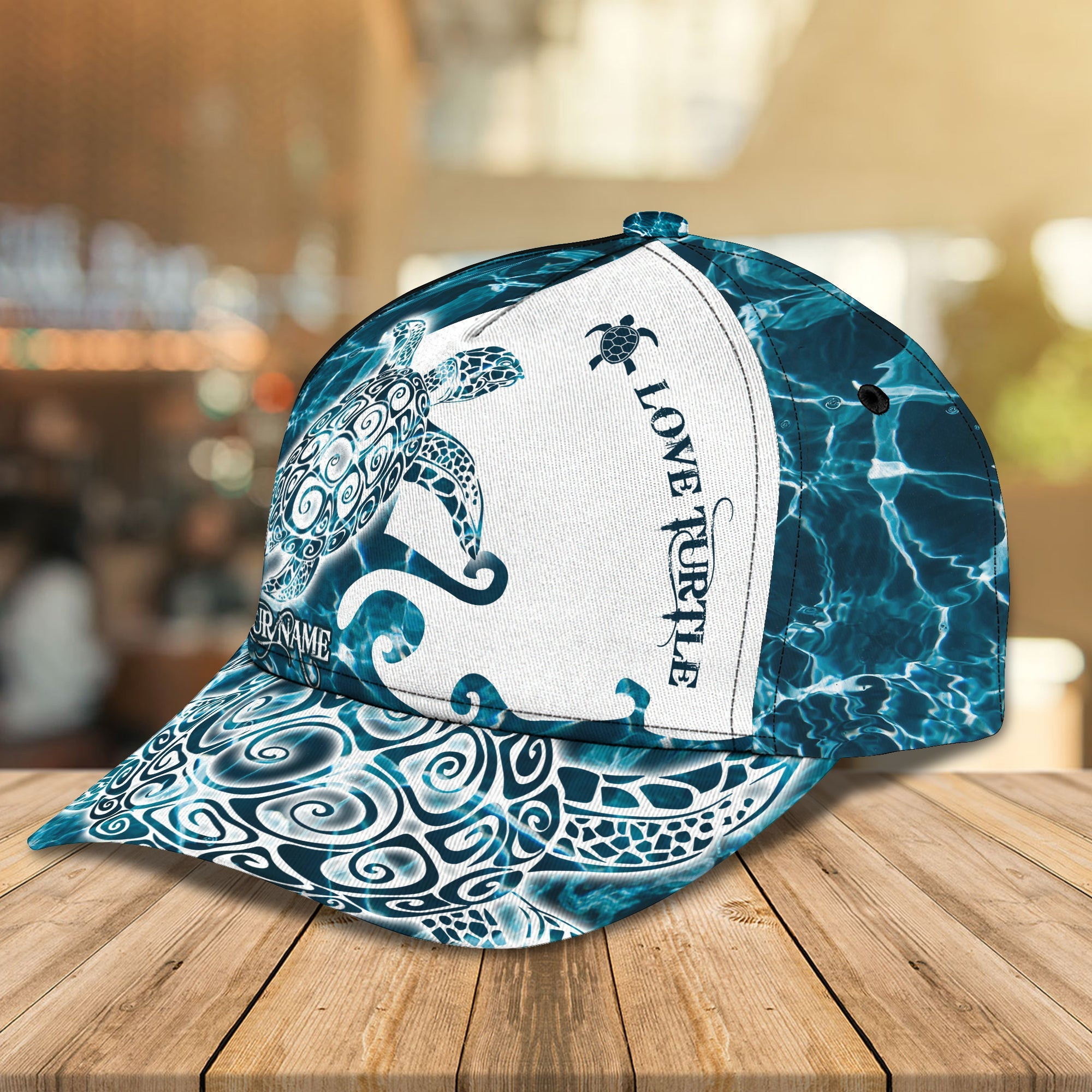 Adeenyc Custom Classic Cap Baseball Cap Hat Baseball Cap Hat- Personalized Turtle Design Hats Gifts for men & women Adeenyc.com