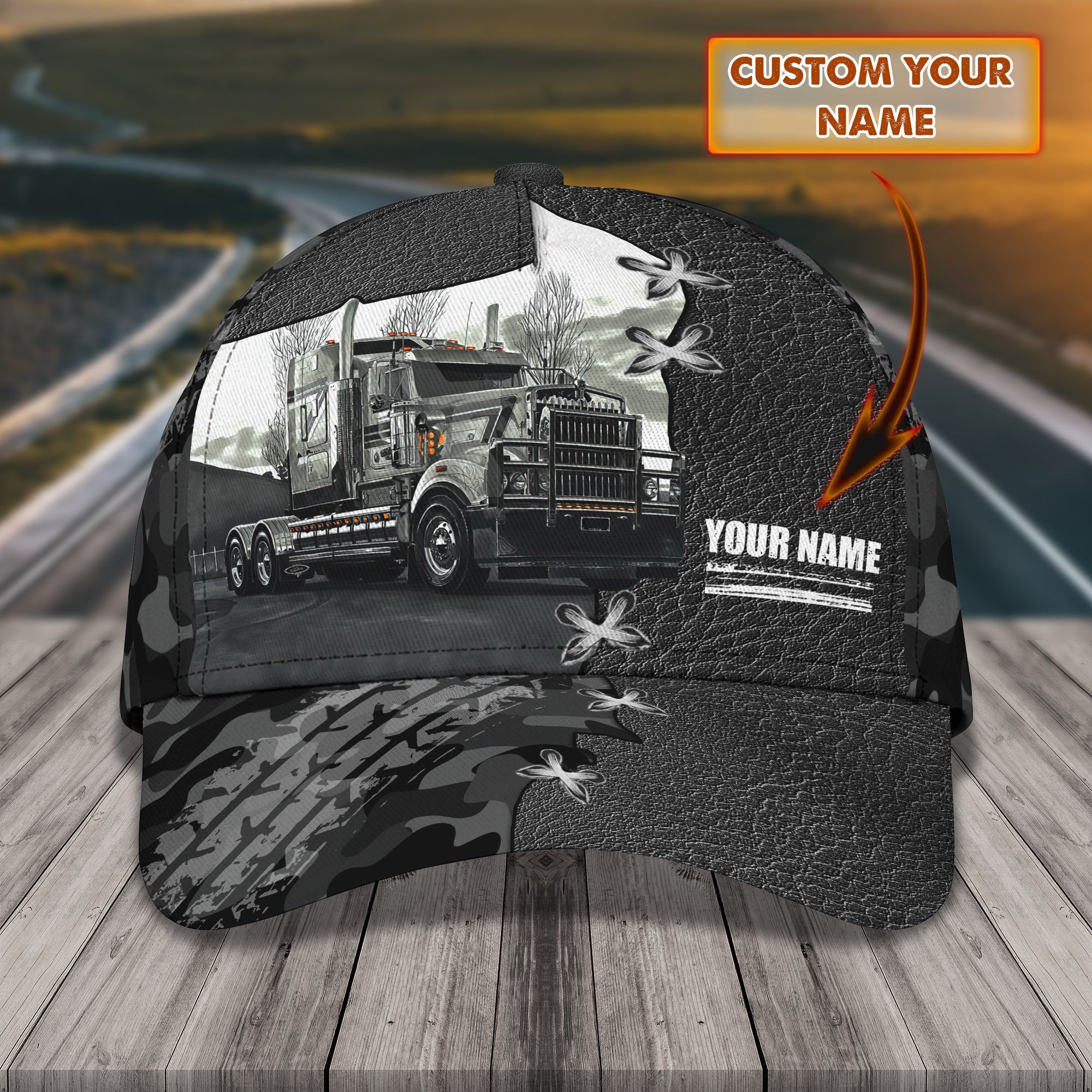 Adeenyc Custom Classic Cap Baseball Cap Hat Baseball Cap Hat- Personalized Veteran And Trucker Name Cap Hats Gifts for men & women Adeenyc.com