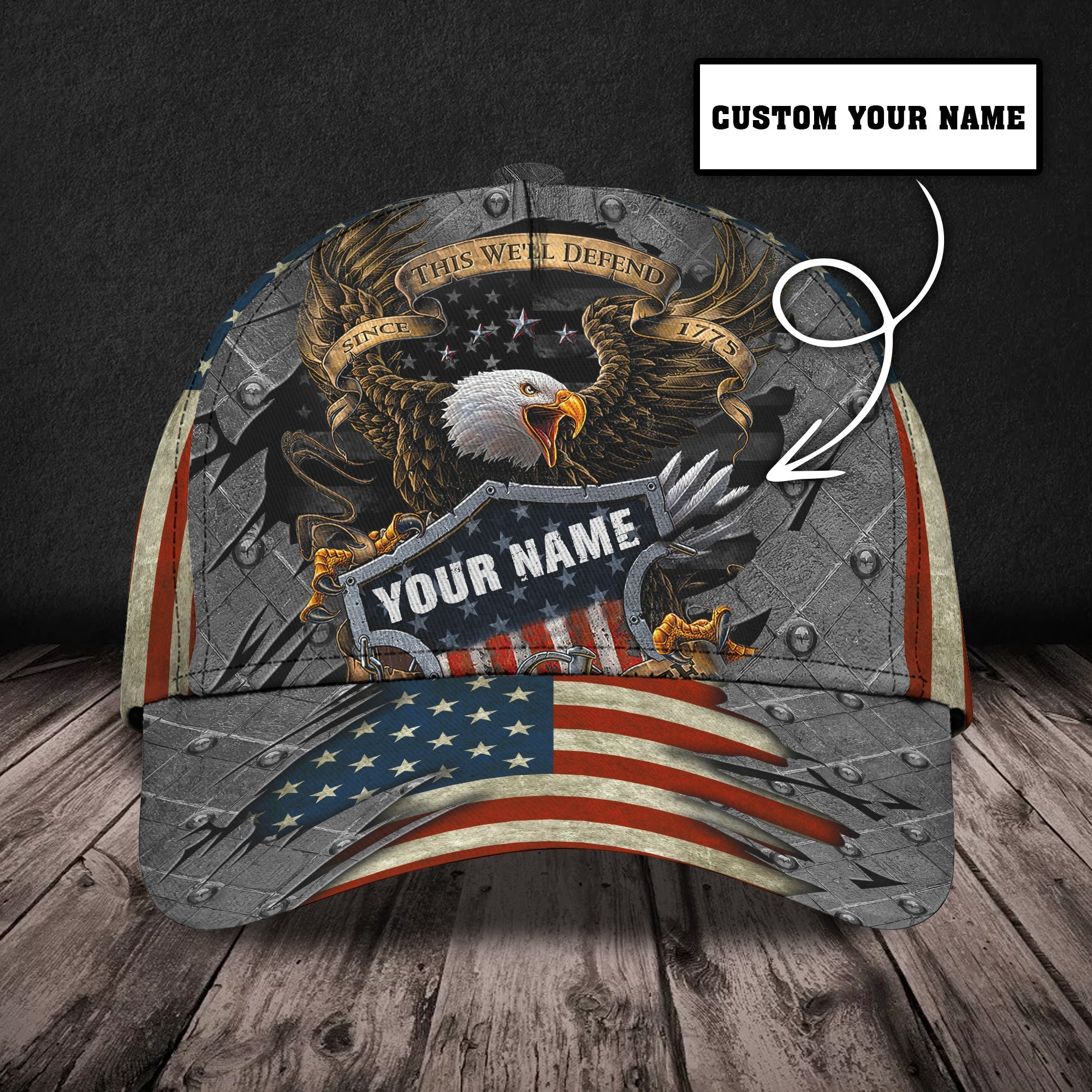 Adeenyc Custom Classic Cap Baseball Cap Hat Baseball Cap Hat- Personalized Veteran Cap Hats Gifts for men & women Adeenyc.com
