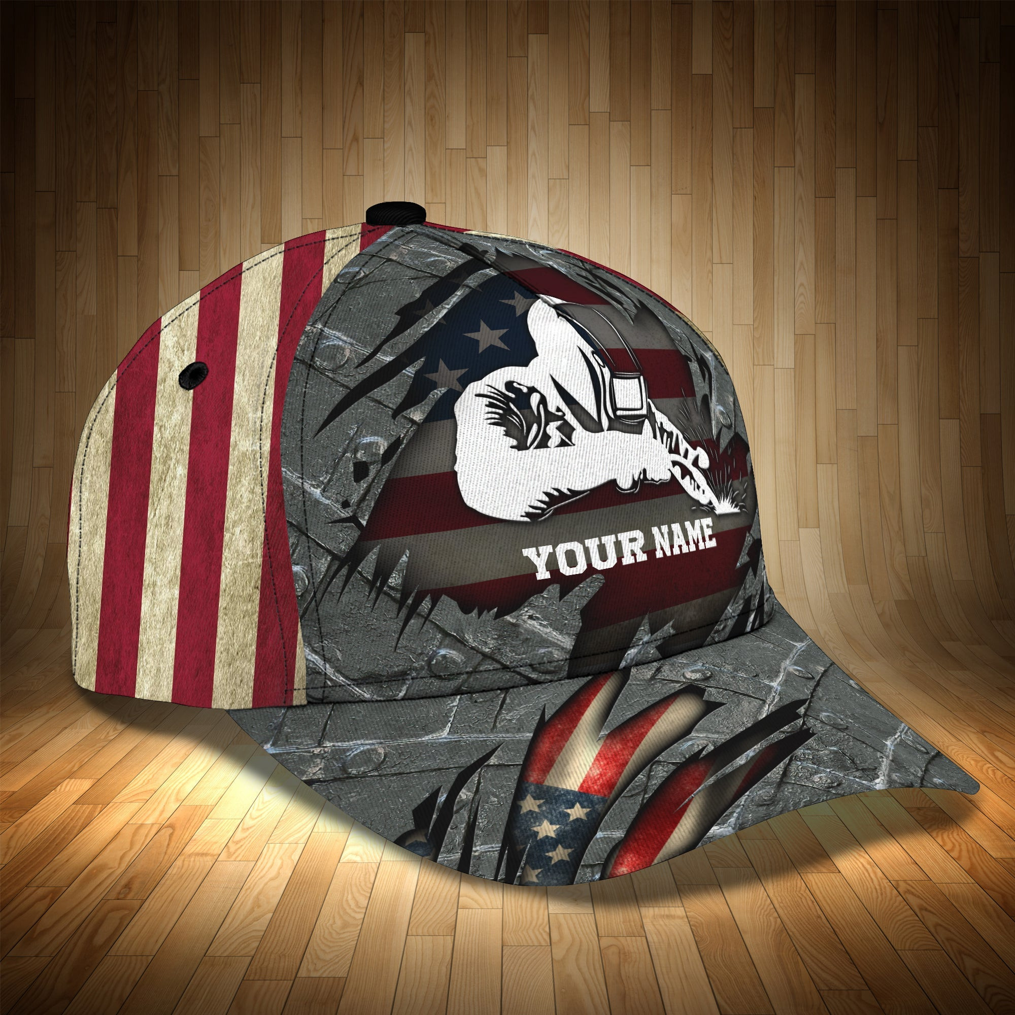 Adeenyc Custom Classic Cap Baseball Cap Hat Baseball Cap Hat- Personalized Welder Cap Hats Gifts for men & women Adeenyc.com
