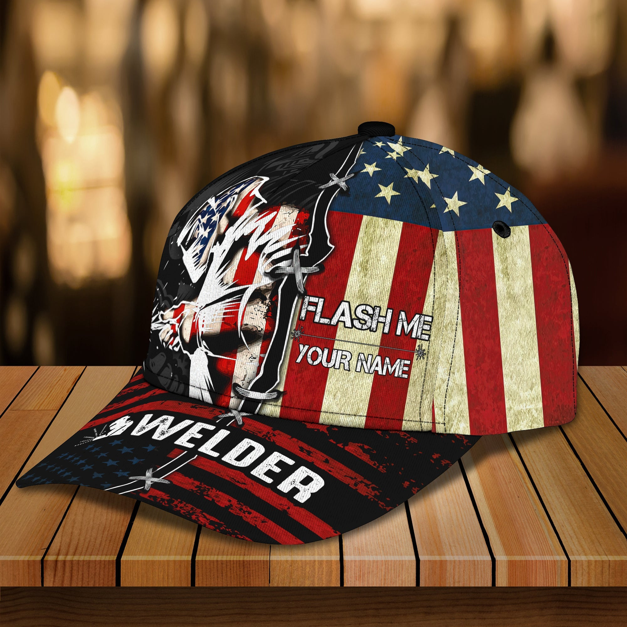 Adeenyc Custom Classic Cap Baseball Cap Hat Baseball Cap Hat- Personalized Welder Cap Hats Gifts for men & women Adeenyc.com