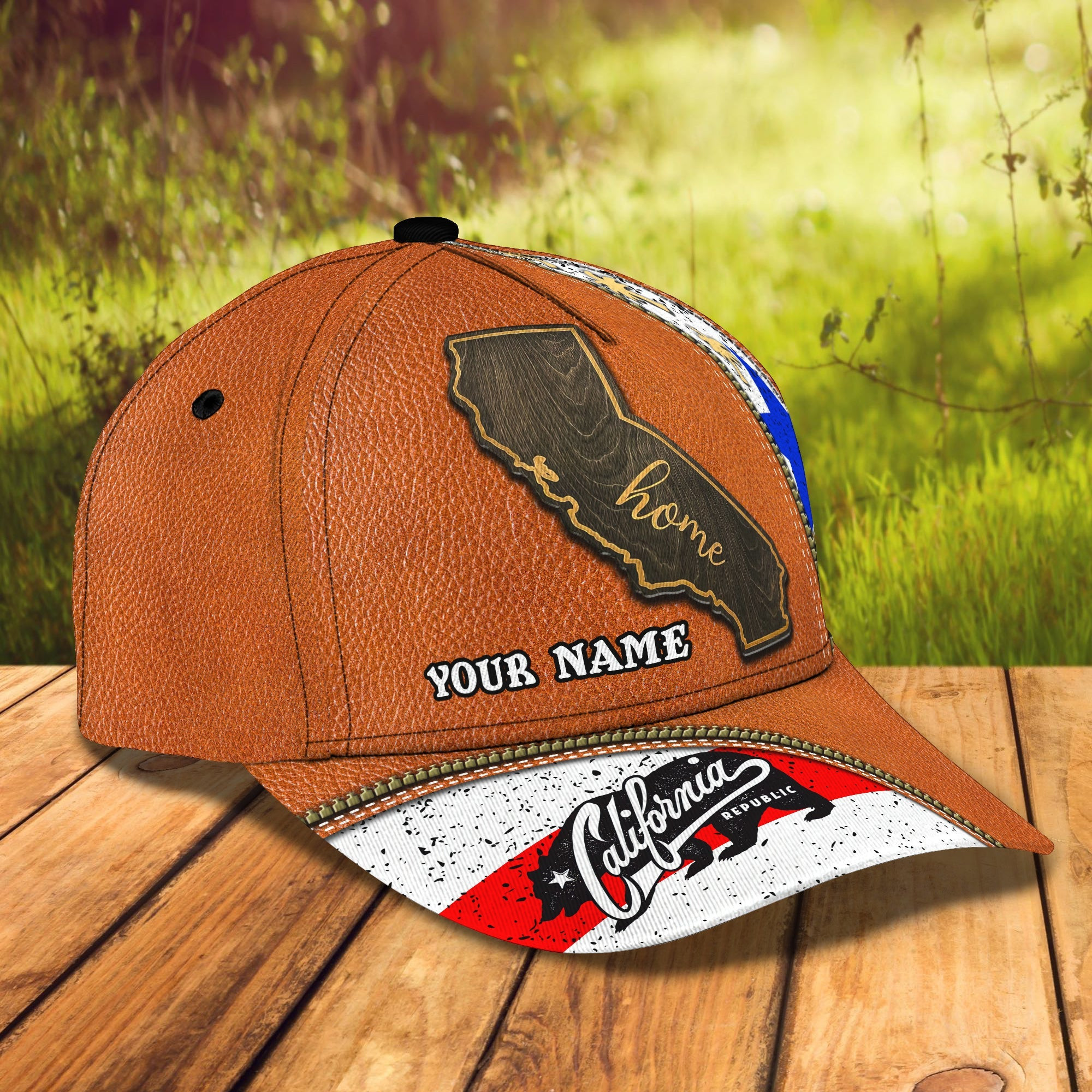 Adeenyc Custom Classic Cap Baseball Cap Hat Baseball Cap HatCalifornia Hat - Personalized Name Hats Gifts for men & women Adeenyc.com