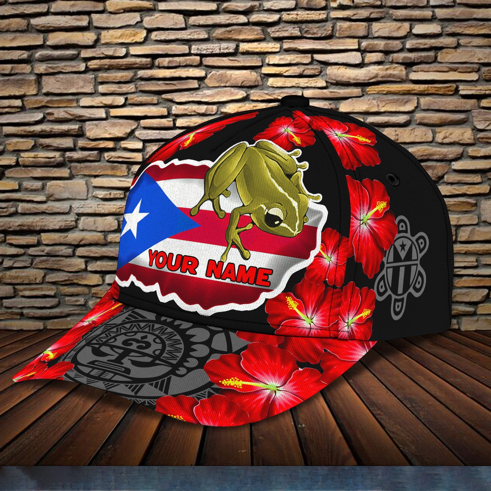 Adeenyc Custom Classic Cap Baseball Cap Hat Baseball Cap HatWith Personalized Name - Puerto Rico Hats Gifts for men & women Adeenyc.com