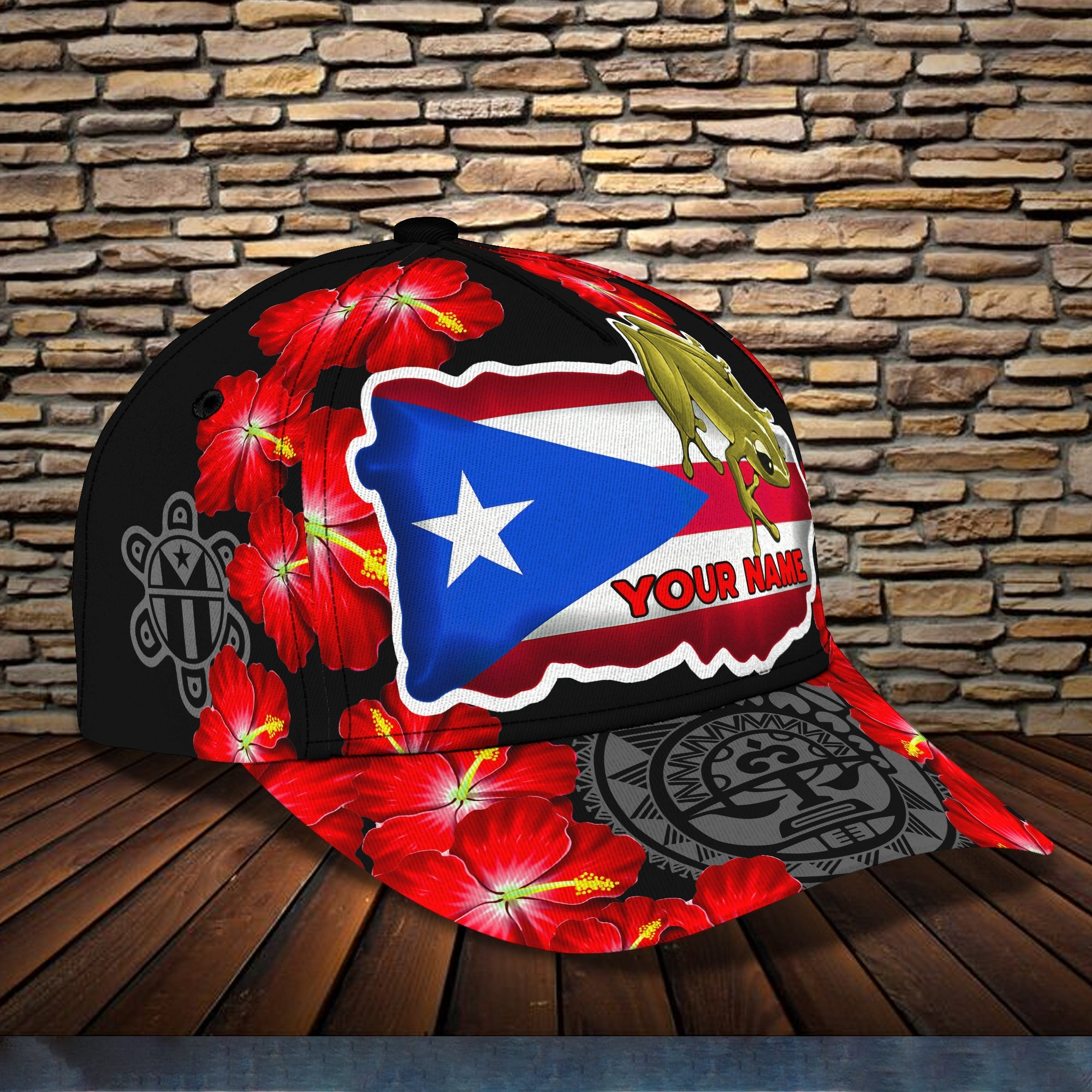 Adeenyc Custom Classic Cap Baseball Cap Hat Baseball Cap HatWith Personalized Name - Puerto Rico Hats Gifts for men & women Adeenyc.com