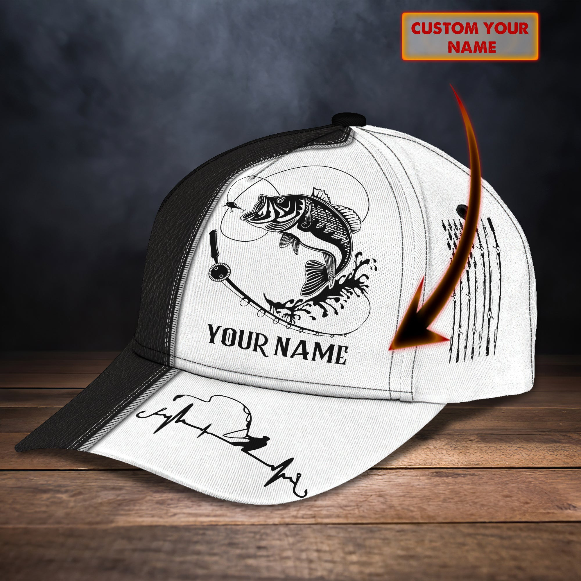 Adeenyc Custom Classic Cap Baseball Cap Hat: Personalize Your Fishing Hat Hats Gifts for men & women Adeenyc.com