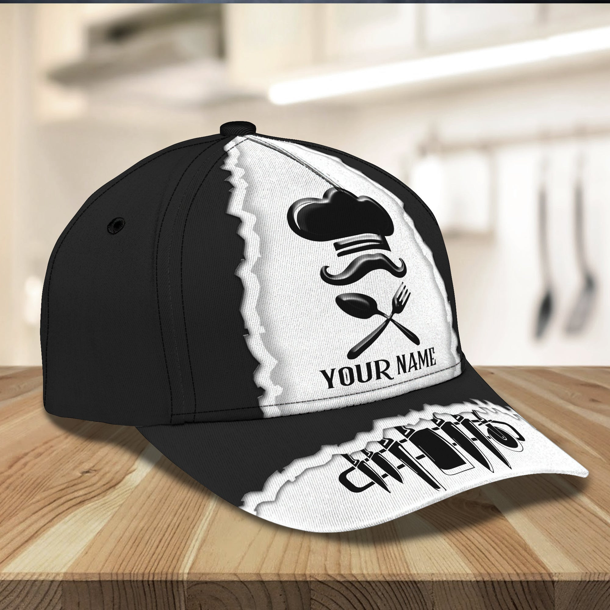 Adeenyc Custom Classic Chef Cap - Personalized Hats Gifts for men & women Adeenyc.com