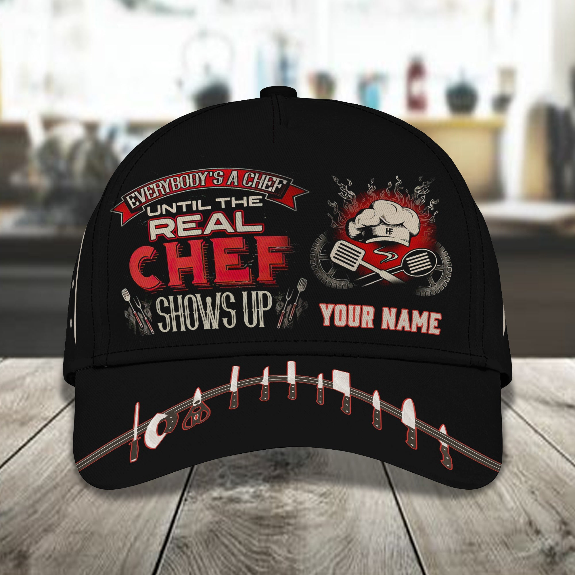 Adeenyc Custom Classic Chef Cap - Personalized Hats Gifts for men & women Adeenyc.com