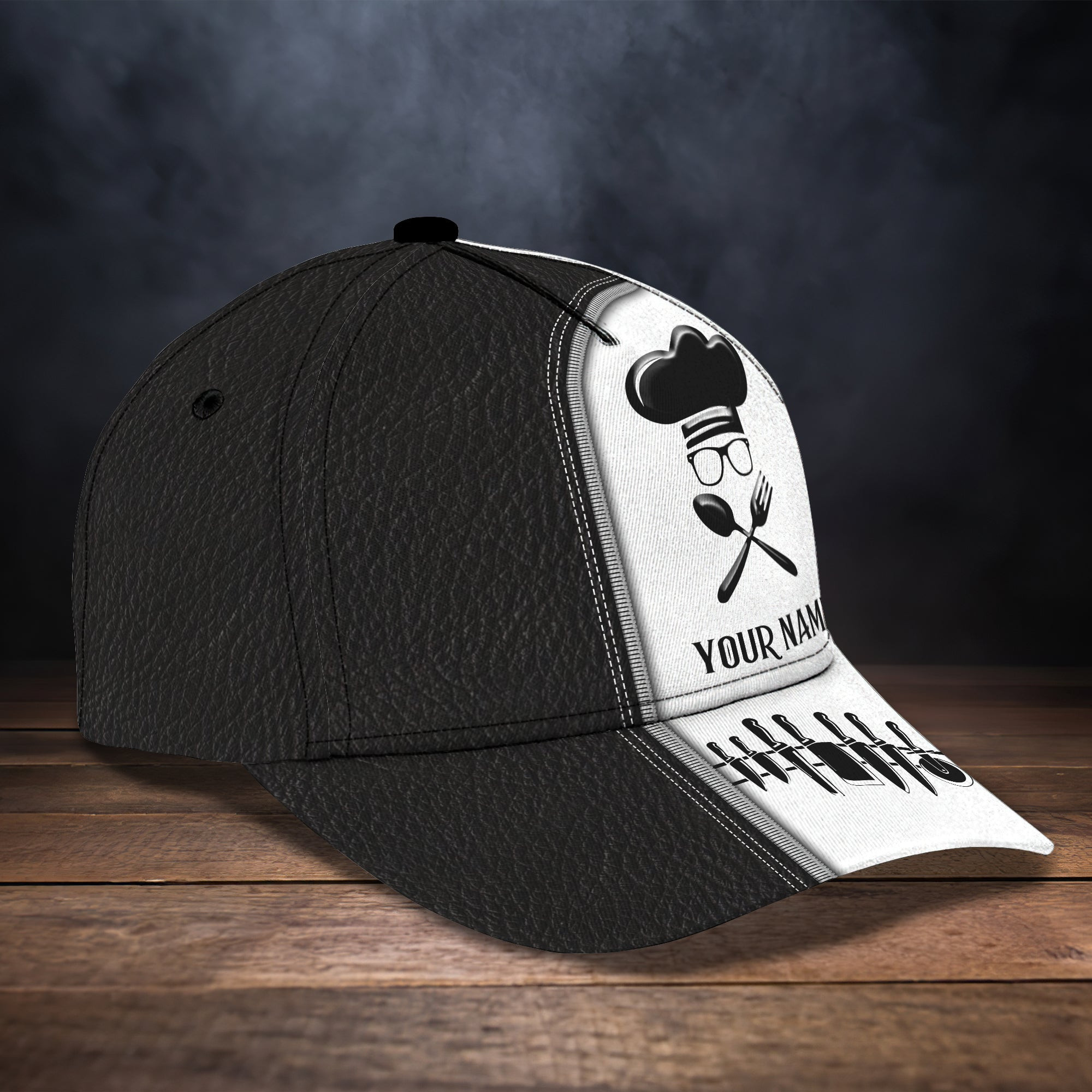 Adeenyc Custom Classic Chef Cap - Personalized And Customizable Hats Gifts for men & women Adeenyc.com