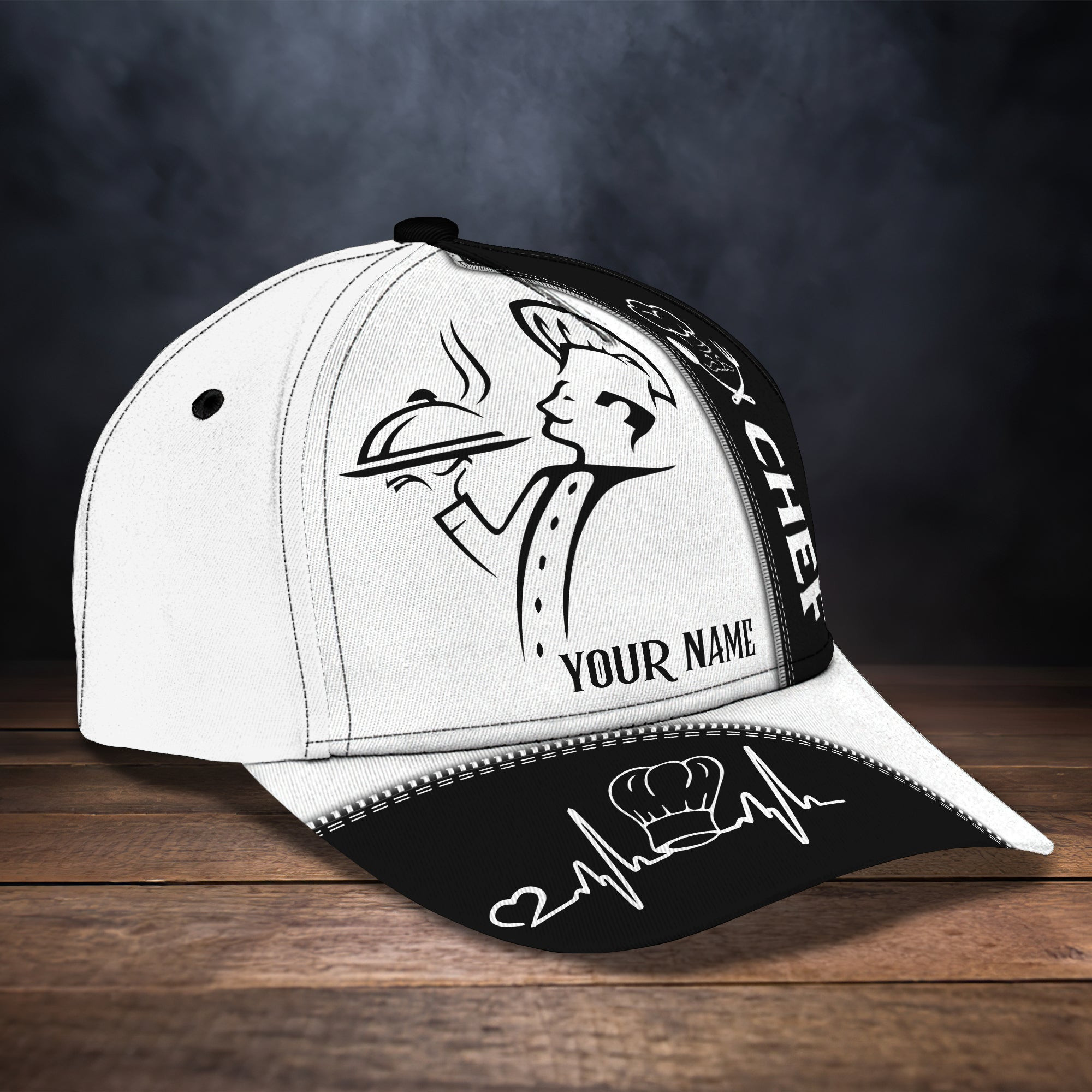 Adeenyc Custom Classic Chef Cap - Personalized Gift For Cooking Enthusiasts Hats Gifts for men & women Adeenyc.com