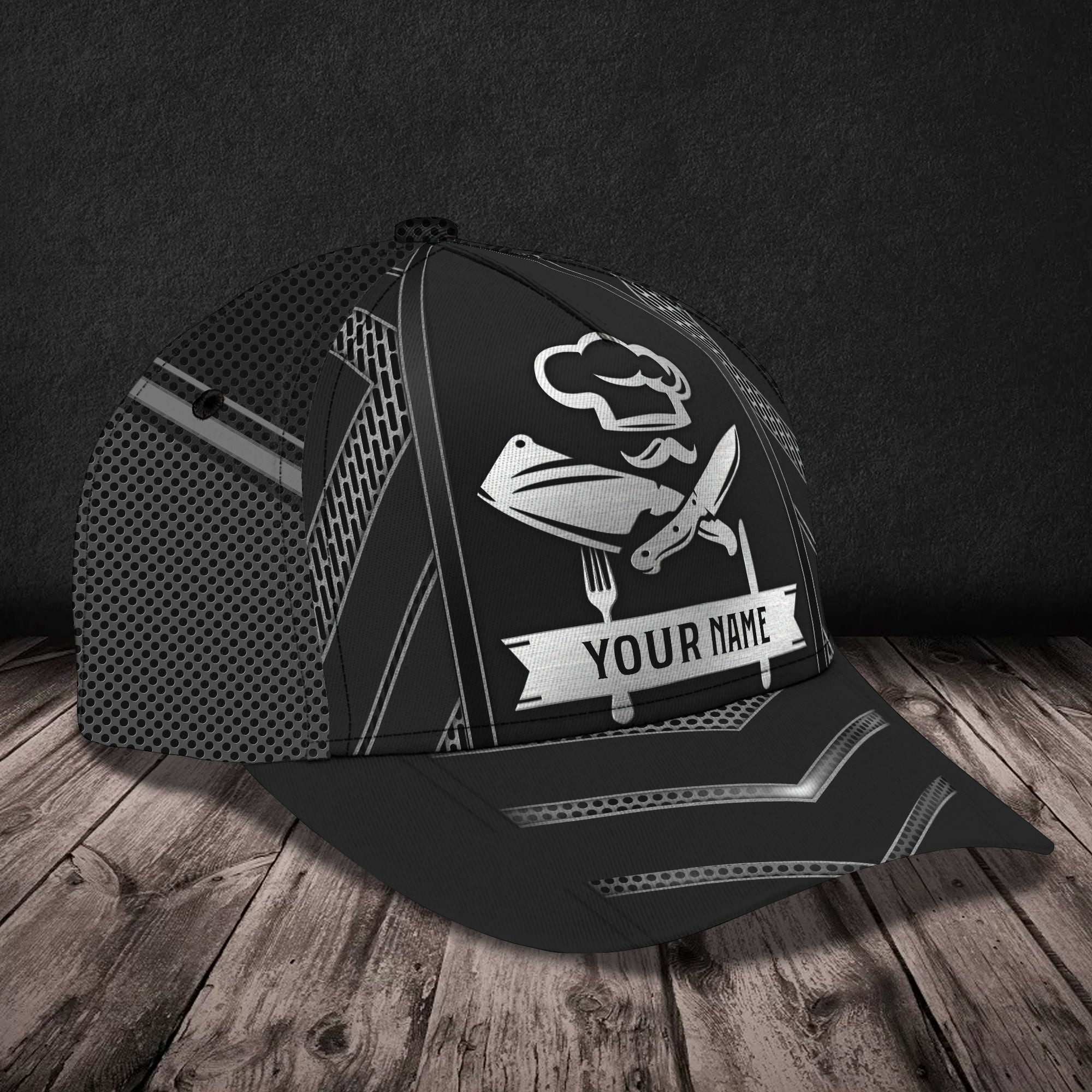 Adeenyc Custom Classic Chef Cap - Personalized Name - Perfect Gift For Chefs Hats Gifts for men & women Adeenyc.com