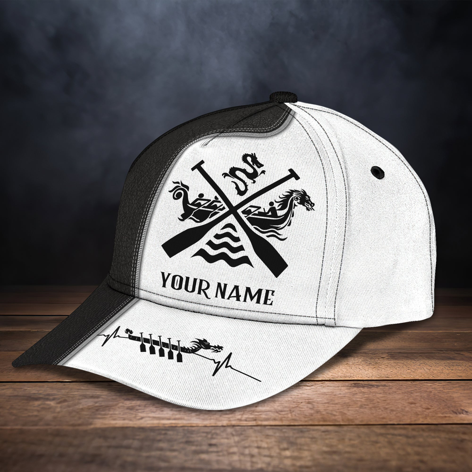 Adeenyc Custom Classic Dragon Boat Cap - Personalized Name Option Hats Gifts for men & women Adeenyc.com