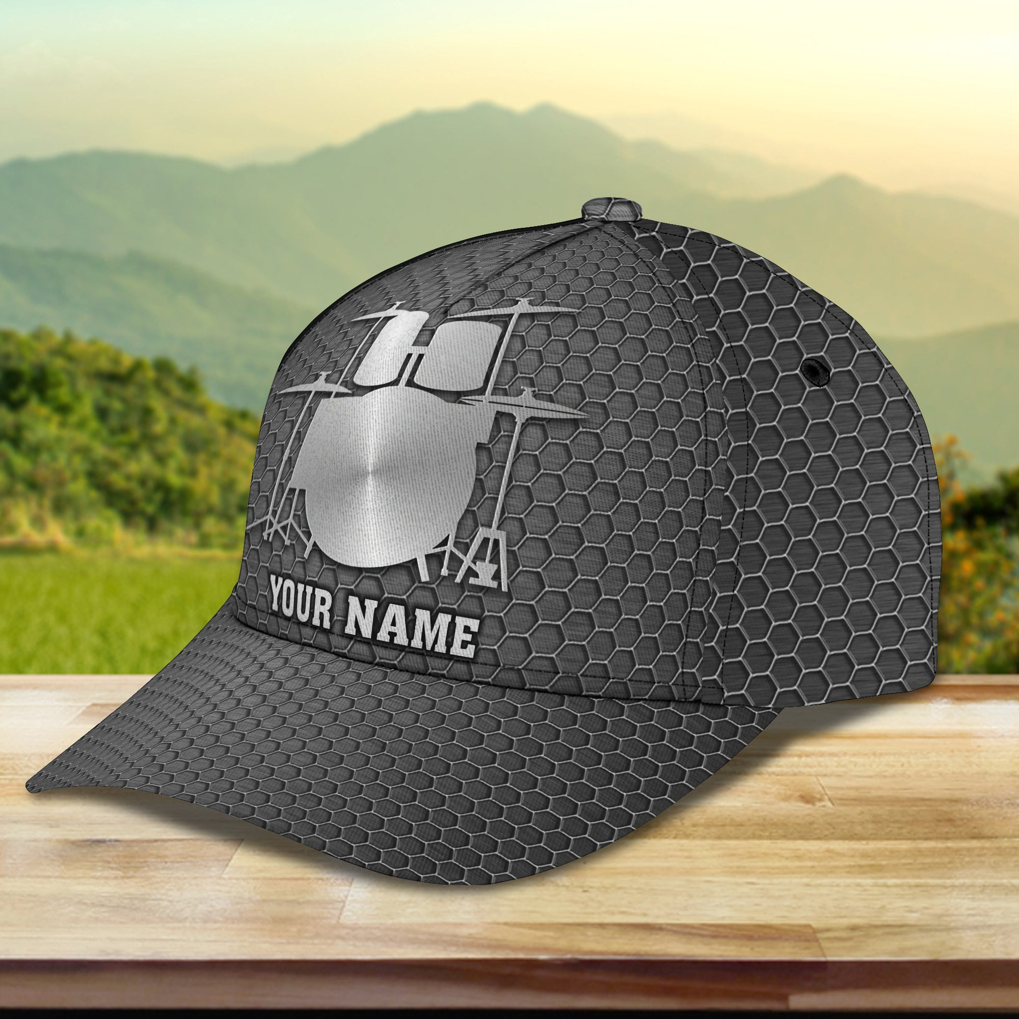 Adeenyc Custom Classic Drum Cap - Personalized Name Hats Gifts for men & women Adeenyc.com