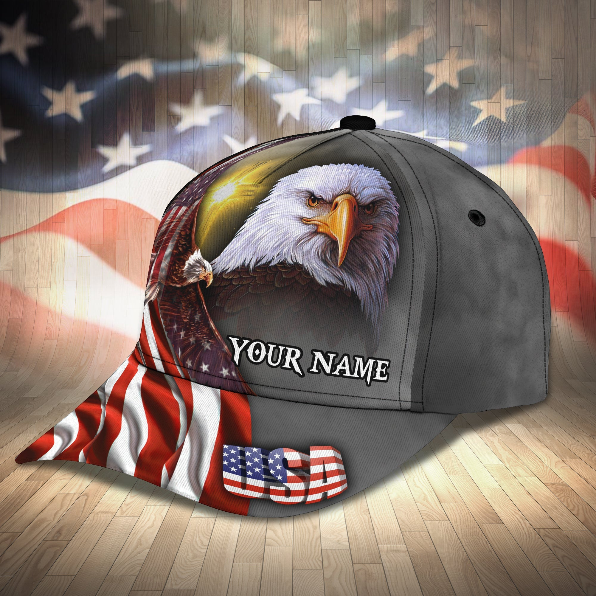 Adeenyc Custom Classic Eagle Cap - Personalized Name Option Hats Gifts for men & women Adeenyc.com