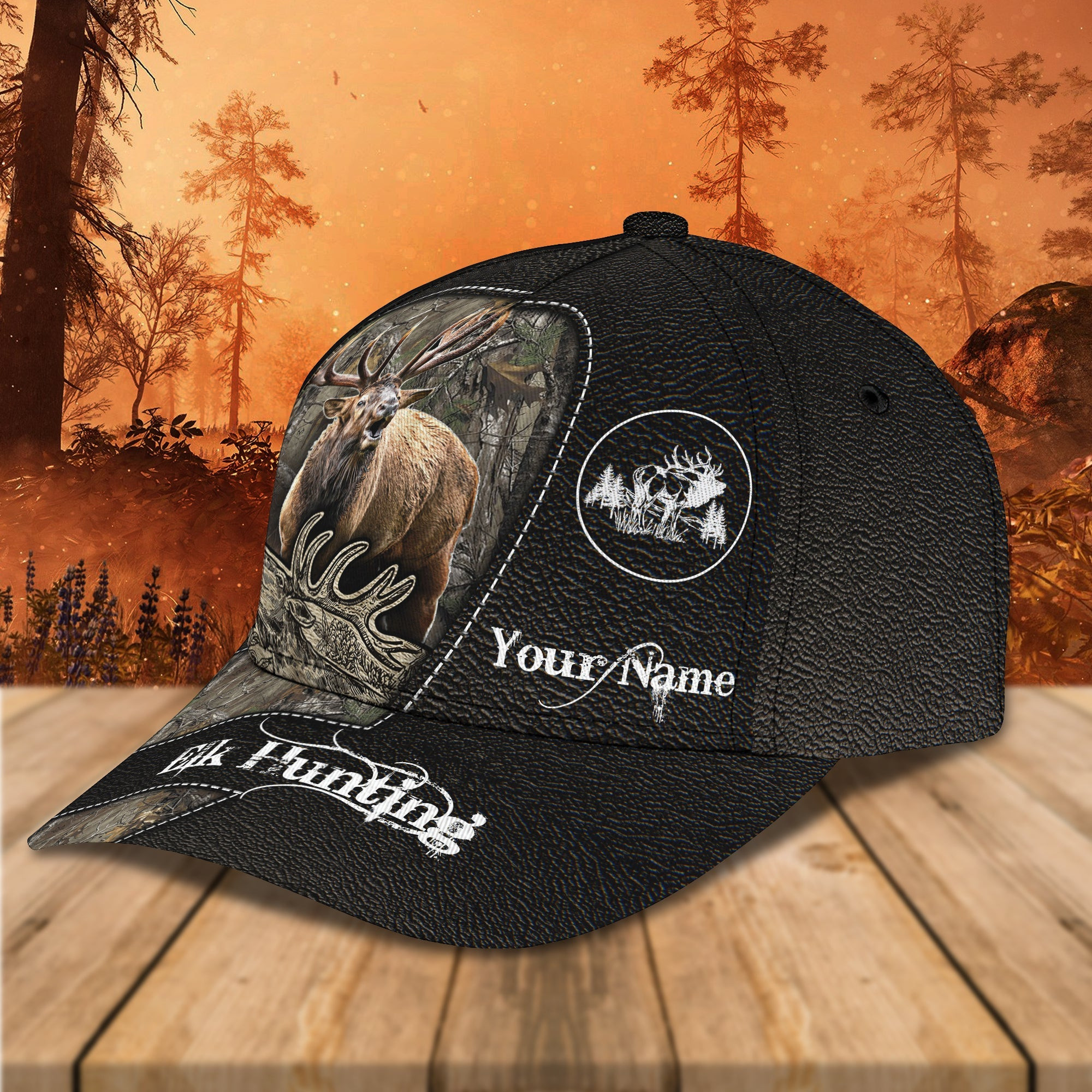 Adeenyc Custom Classic Elk Hunting Cap Hats Gifts for men & women Adeenyc.com