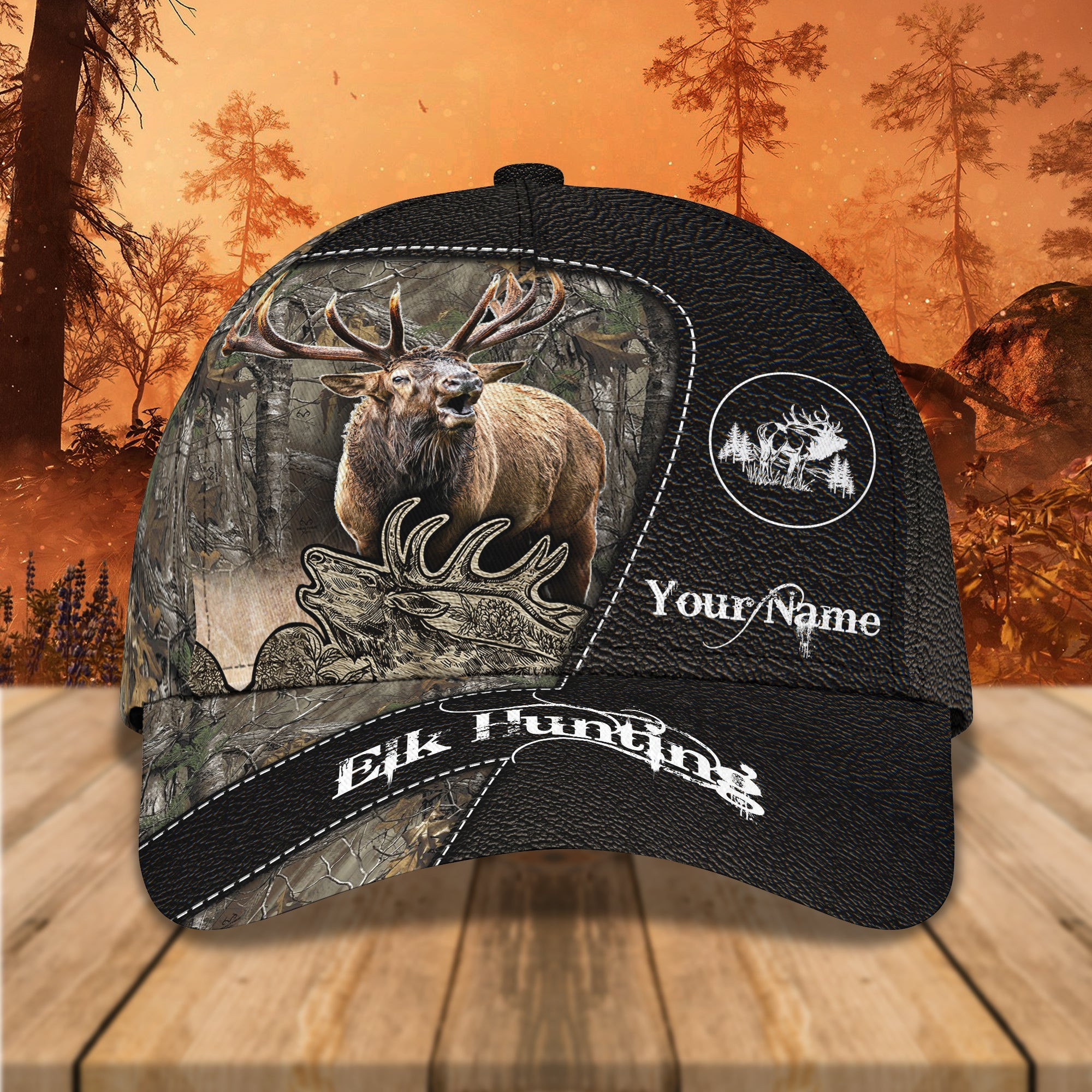 Adeenyc Custom Classic Elk Hunting Cap Hats Gifts for men & women Adeenyc.com