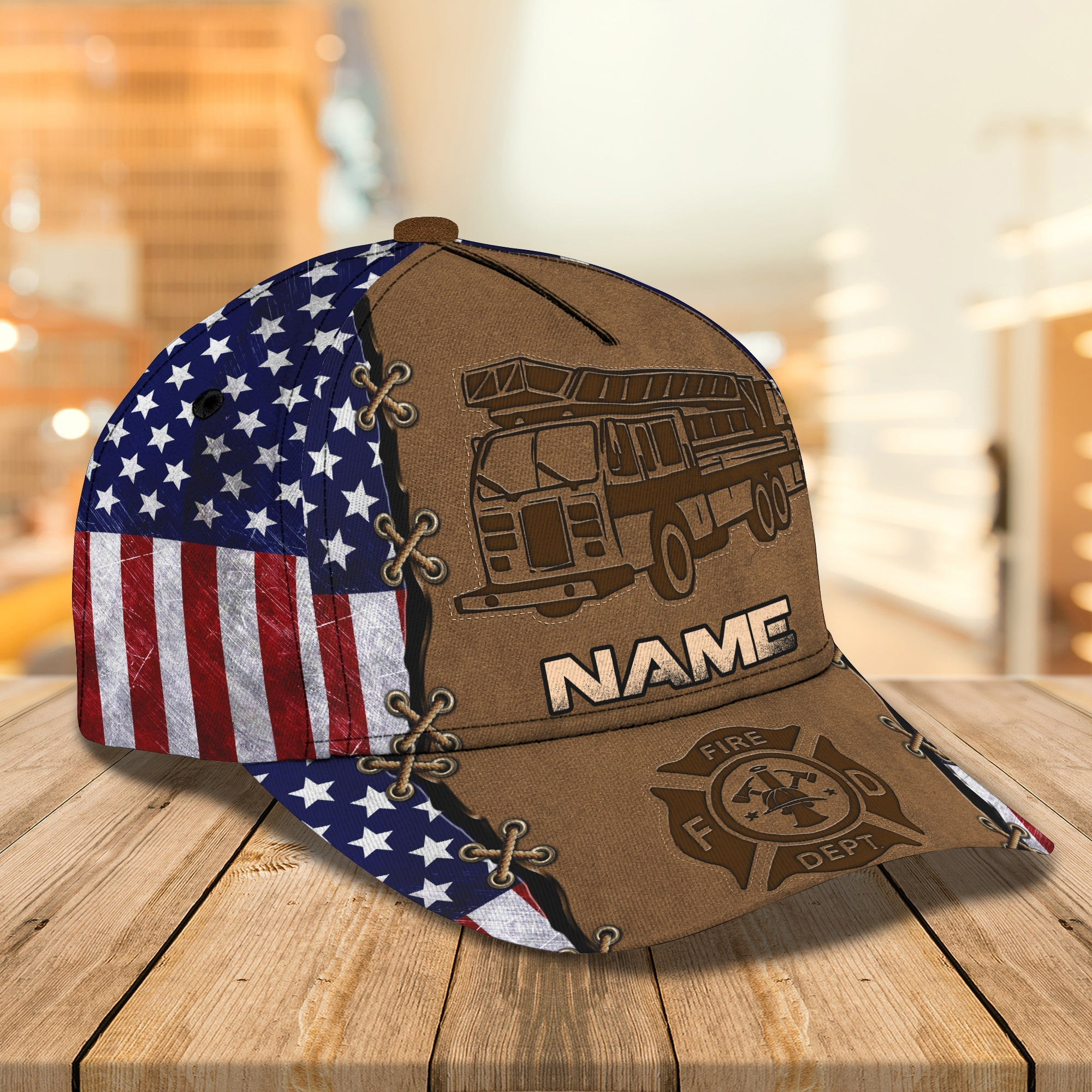 Adeenyc Custom Classic Firefighter Cap - Personalized Gift Hats Gifts for men & women Adeenyc.com