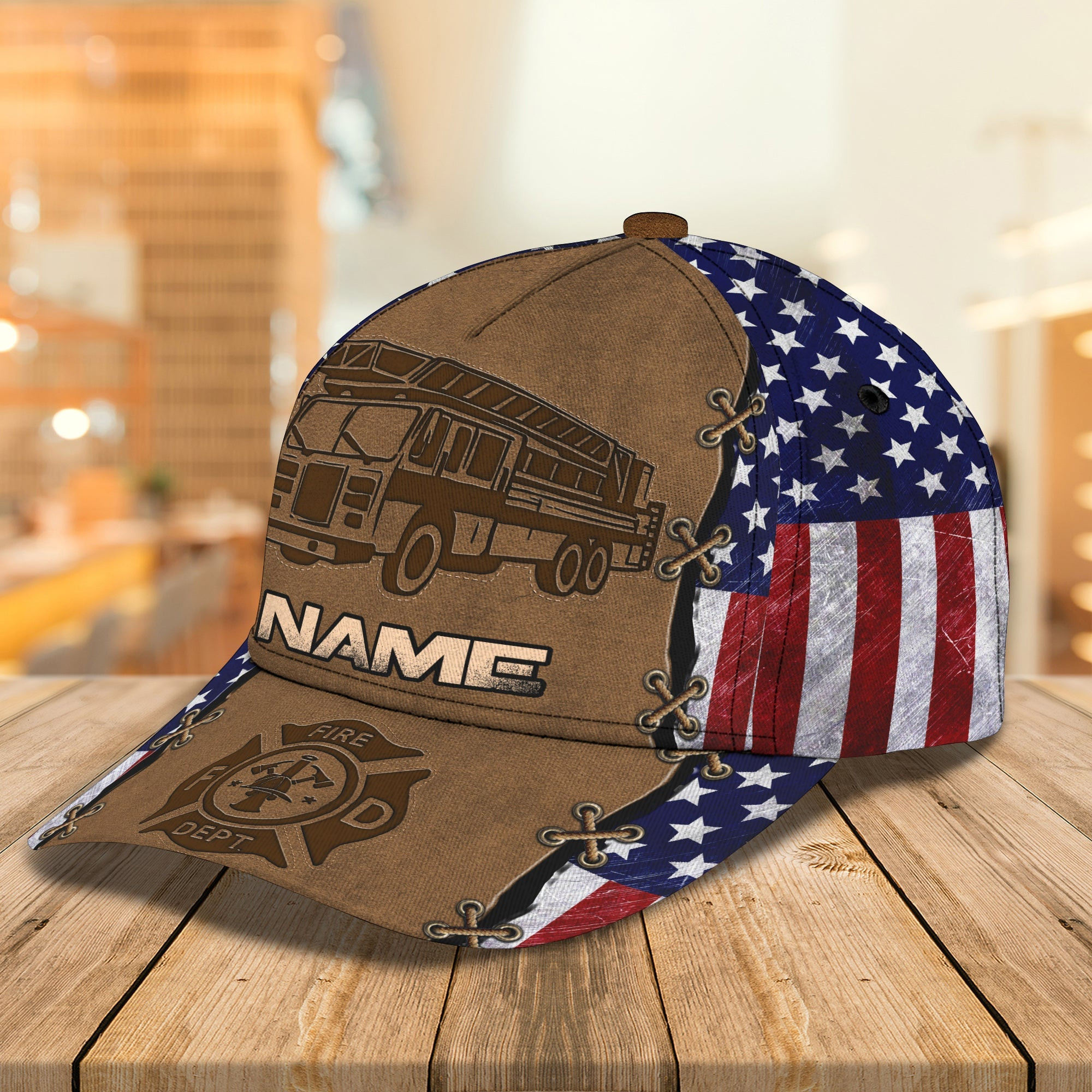 Adeenyc Custom Classic Firefighter Cap - Personalized Gift Hats Gifts for men & women Adeenyc.com