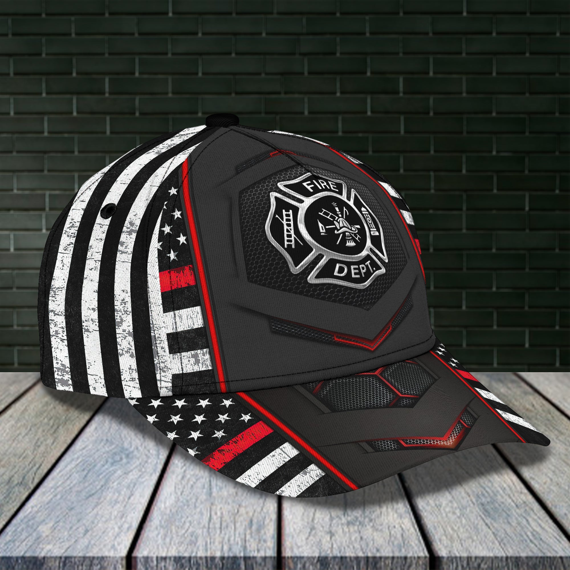 Adeenyc Custom Classic Firefighter Cap - Personalized Hat For Firefighters Hats Gifts for men & women Adeenyc.com