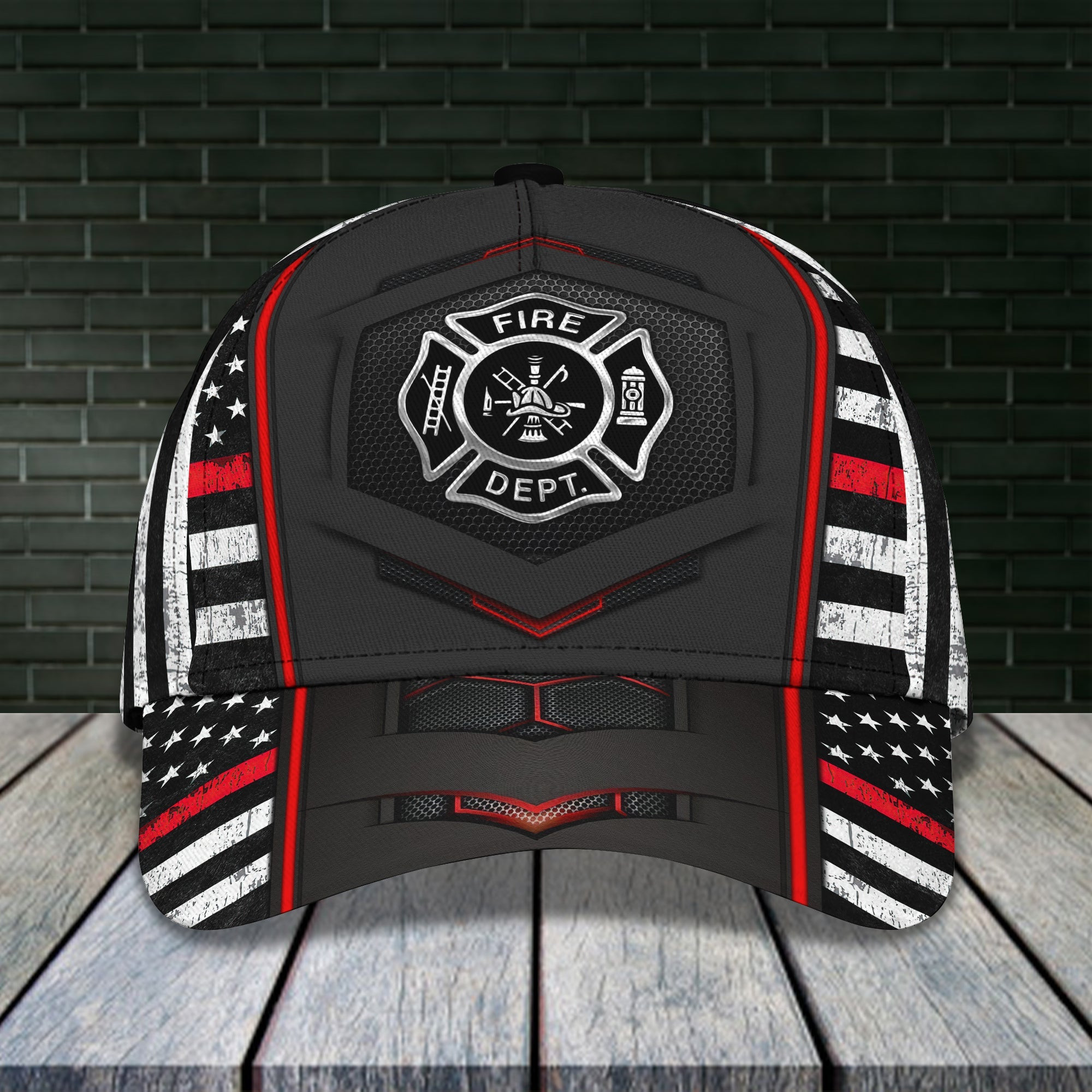 Adeenyc Custom Classic Firefighter Cap - Personalized Hat For Firefighters Hats Gifts for men & women Adeenyc.com