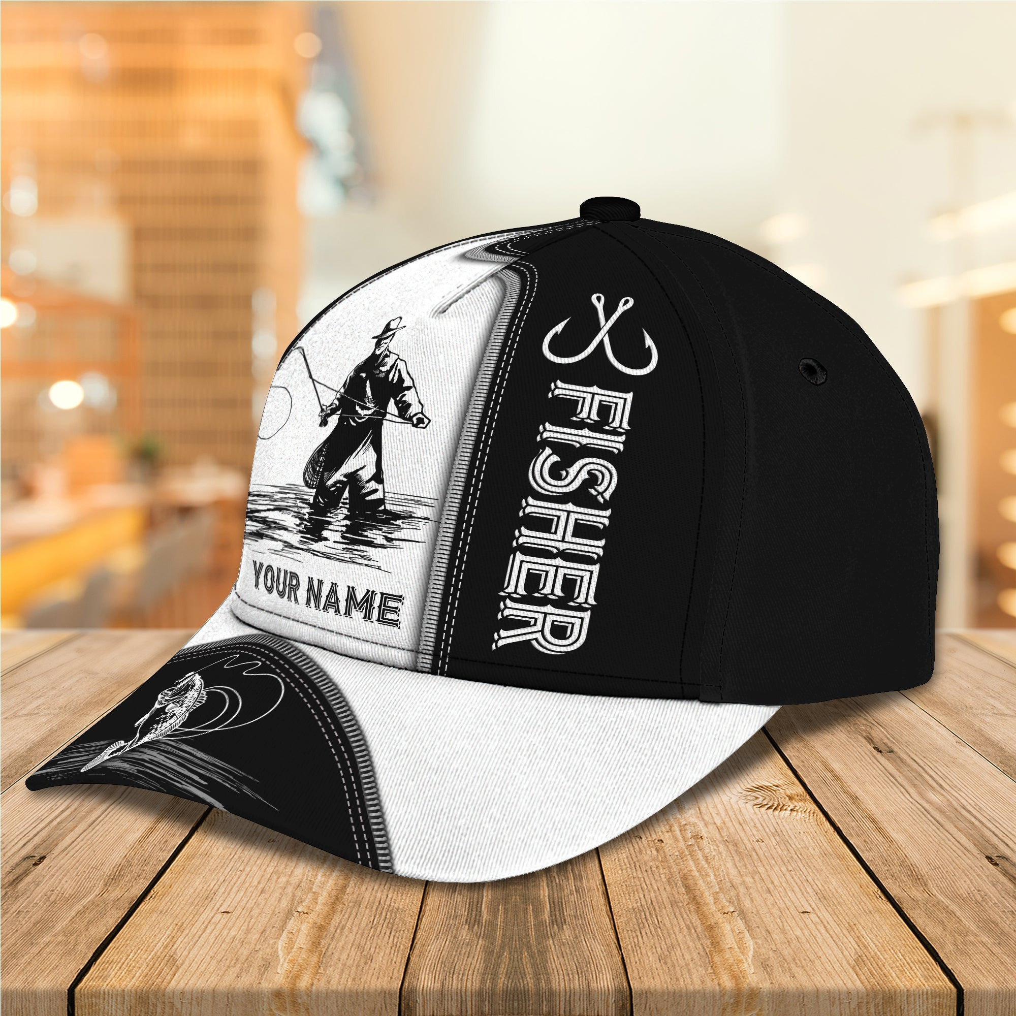Adeenyc Custom Classic Fishing Cap - Personalized Name Hats Gifts for men & women Adeenyc.com
