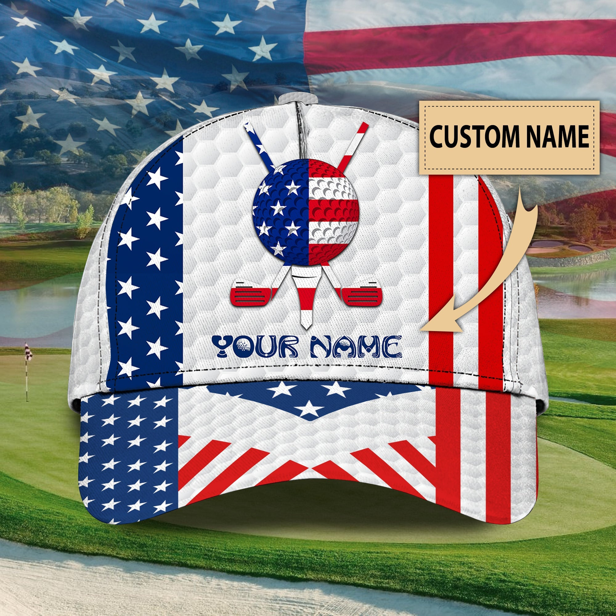 Adeenyc Custom Classic Golf Cap - Personalized Name Hats Gifts for men & women Adeenyc.com