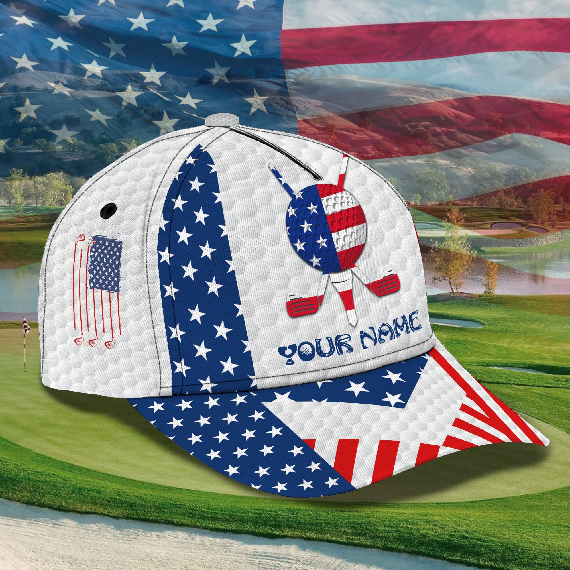 Adeenyc Custom Classic Golf Cap - Personalized Name Hats Gifts for men & women Adeenyc.com